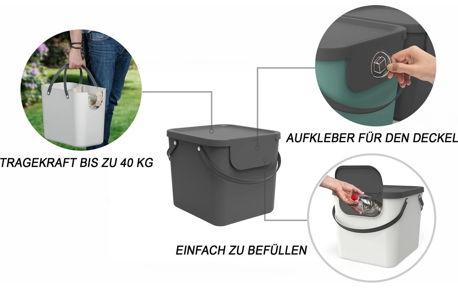 ROTHO Mülleimer »ALBULA 4 tlg.«