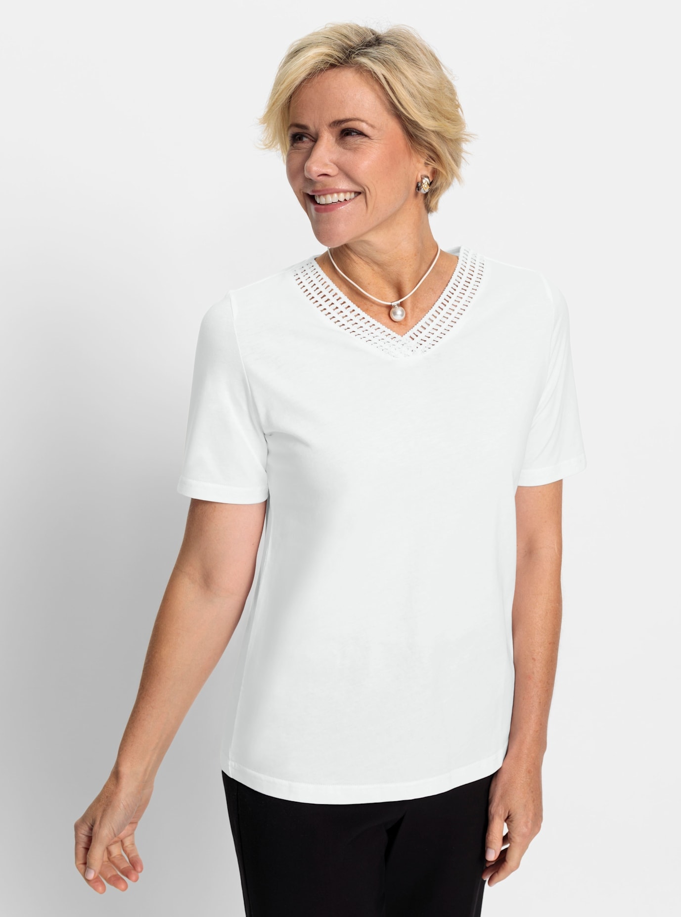 Classic V-Shirt »Shirt«, (1 tlg.)