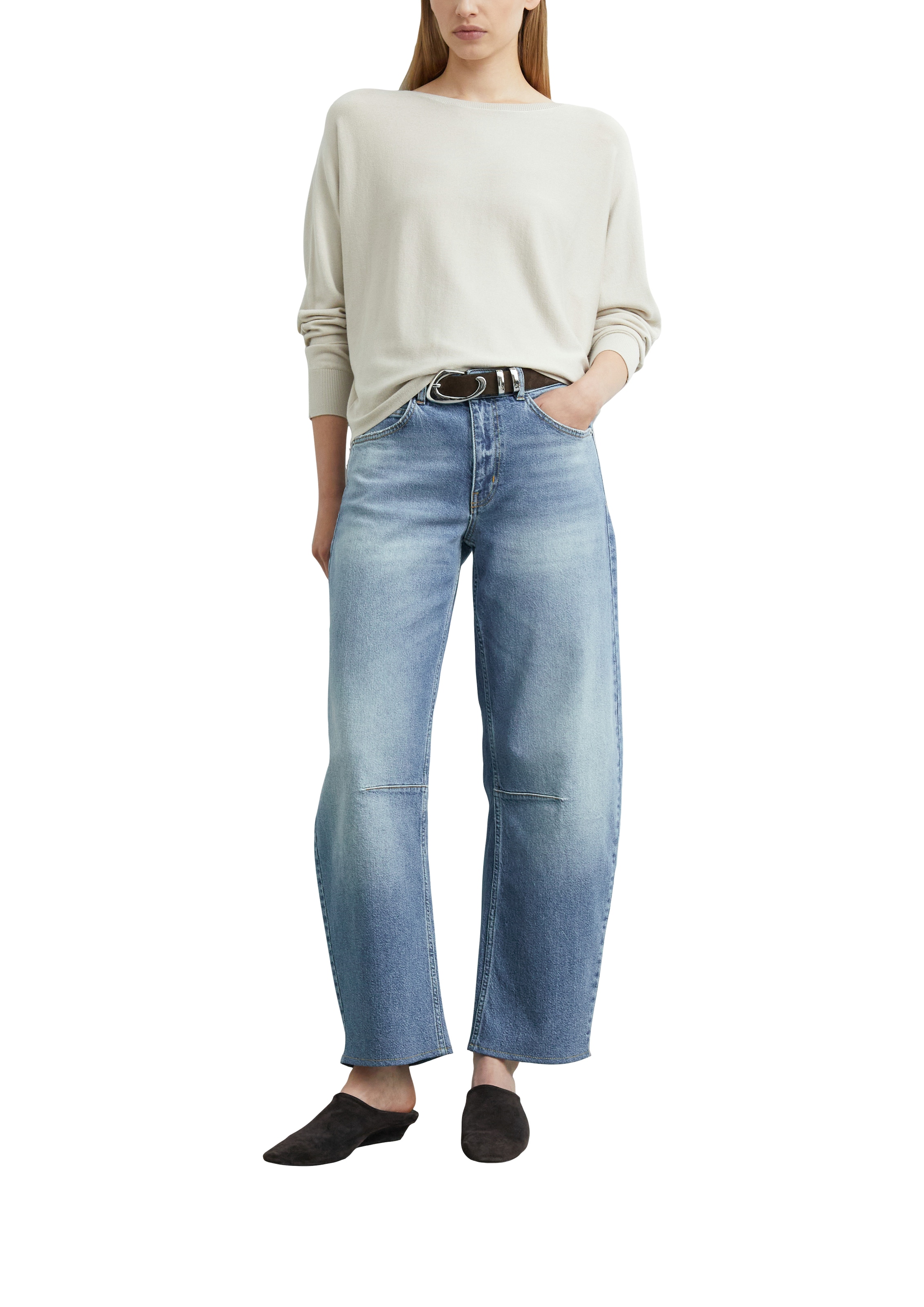Comma Pull en tricot Col rond / avec viscose