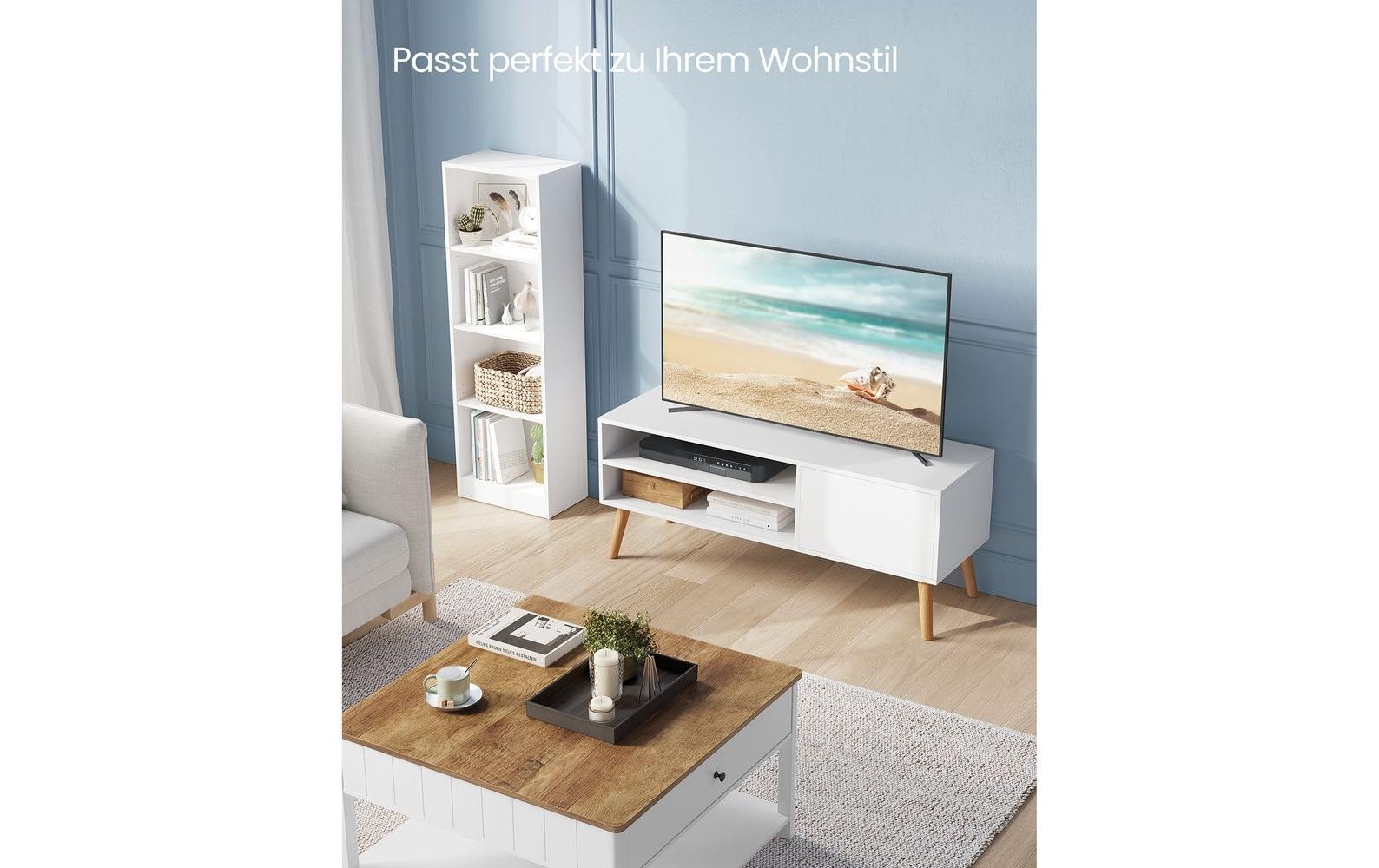 VASAGLE TV-Schrank »Skandinavisch 110 x 40 cm Weiss«