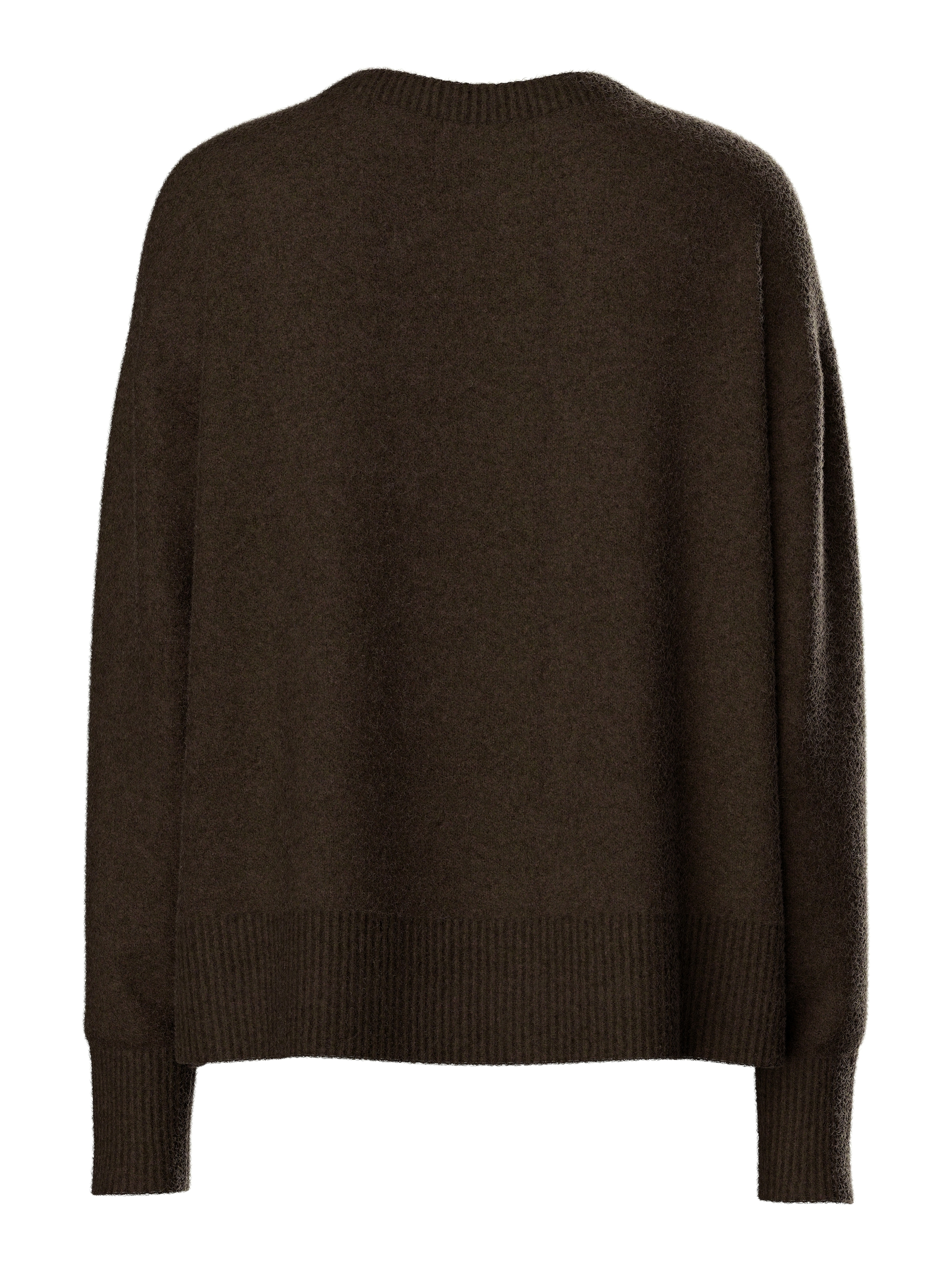 pieces Strickpullover »PCMALOU LS O-NECK CUTLINE KNIT NOOS BC«