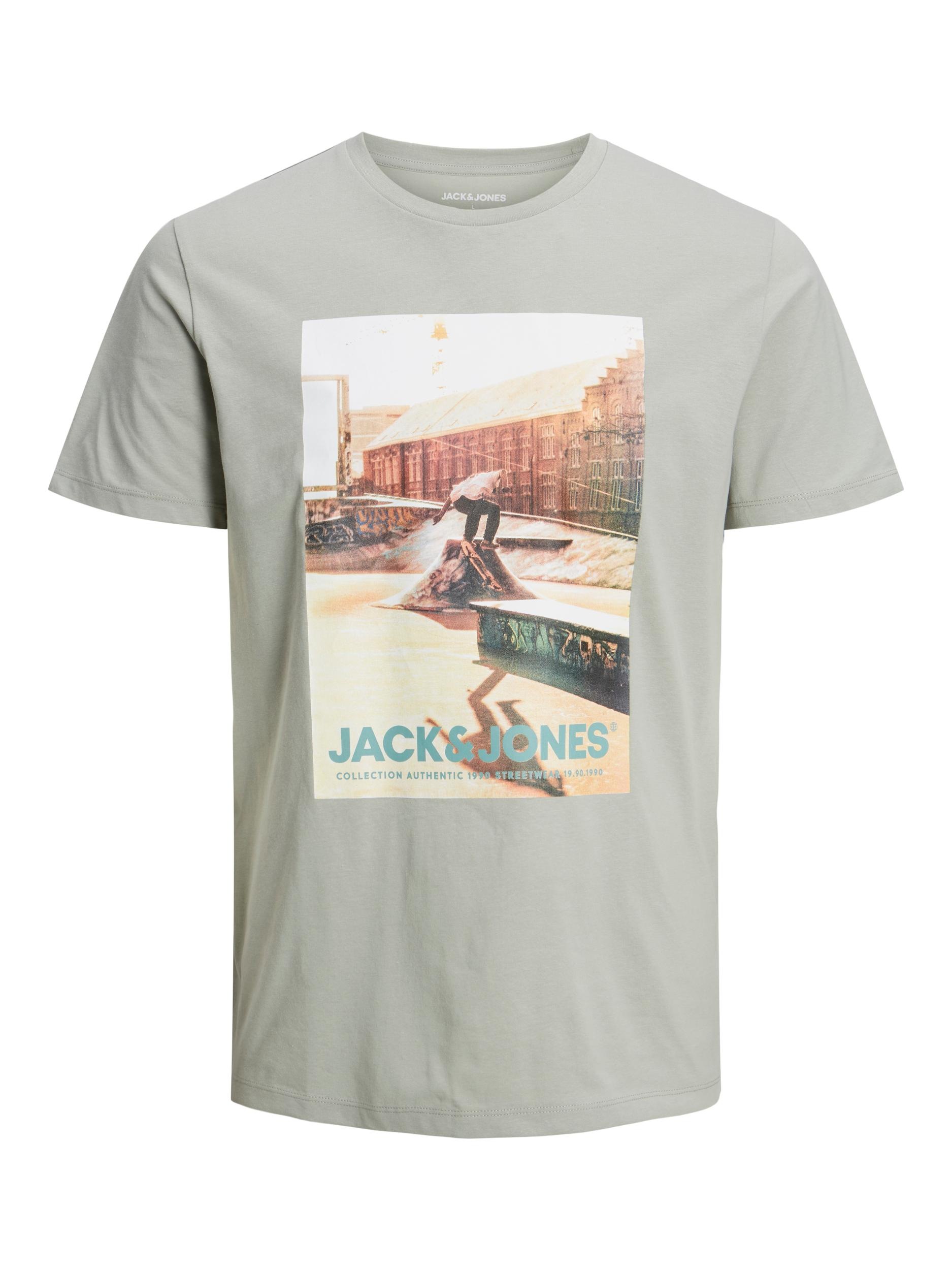 Jack & Jones Rundhalsshirt »JJGEM TEE SS CREW NECK«