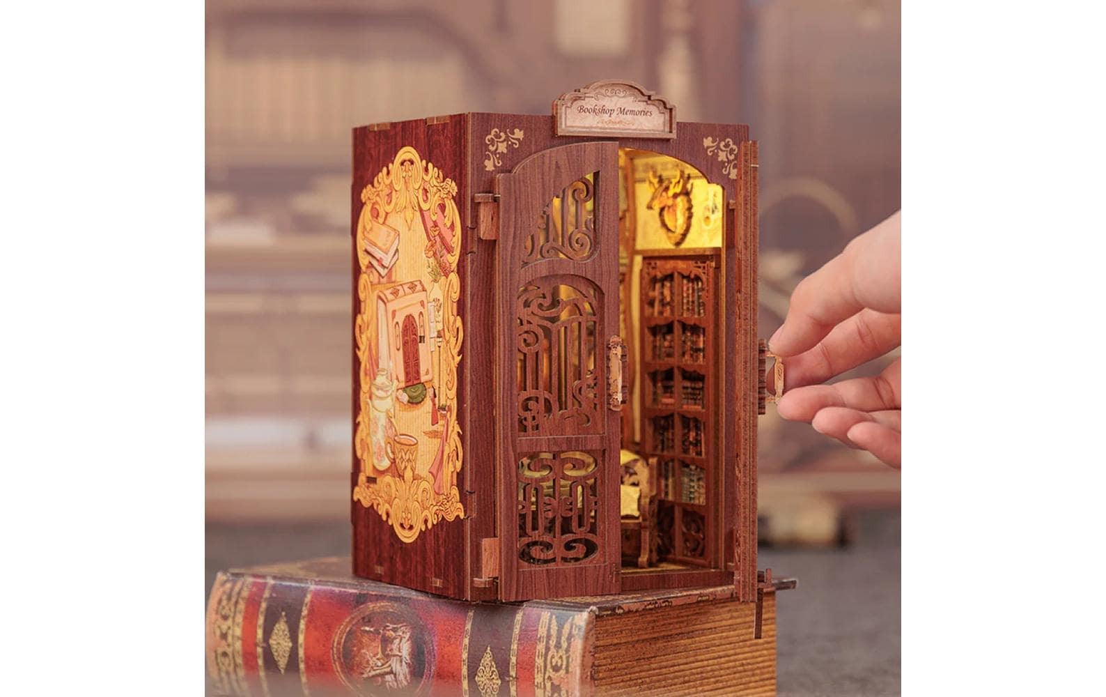   Kit de modèles réduits »Spielmanufaktur Verborgene Bücherstube« 127 cuis tlg.