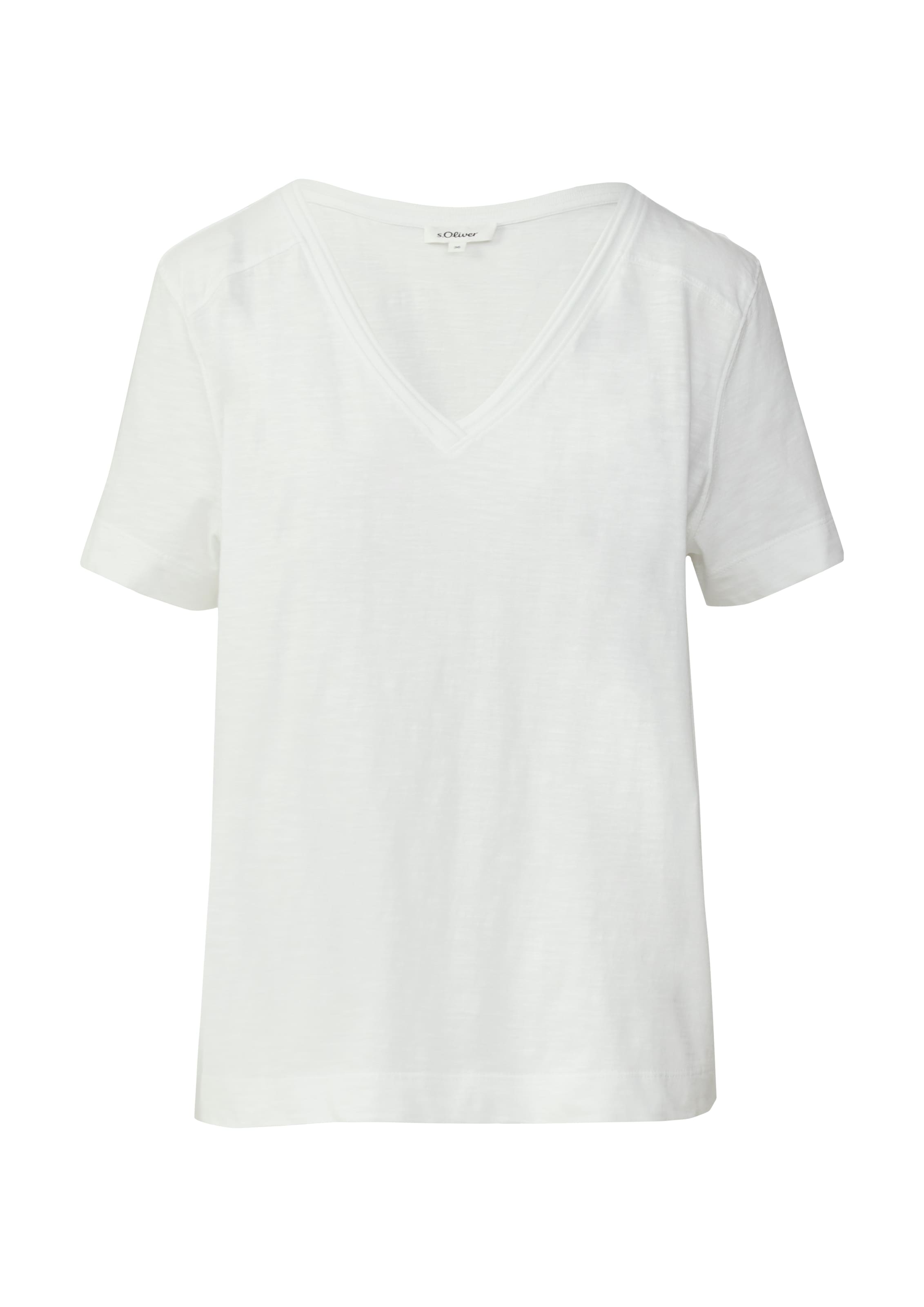s.Oliver T-Shirt, aus Flammgarn