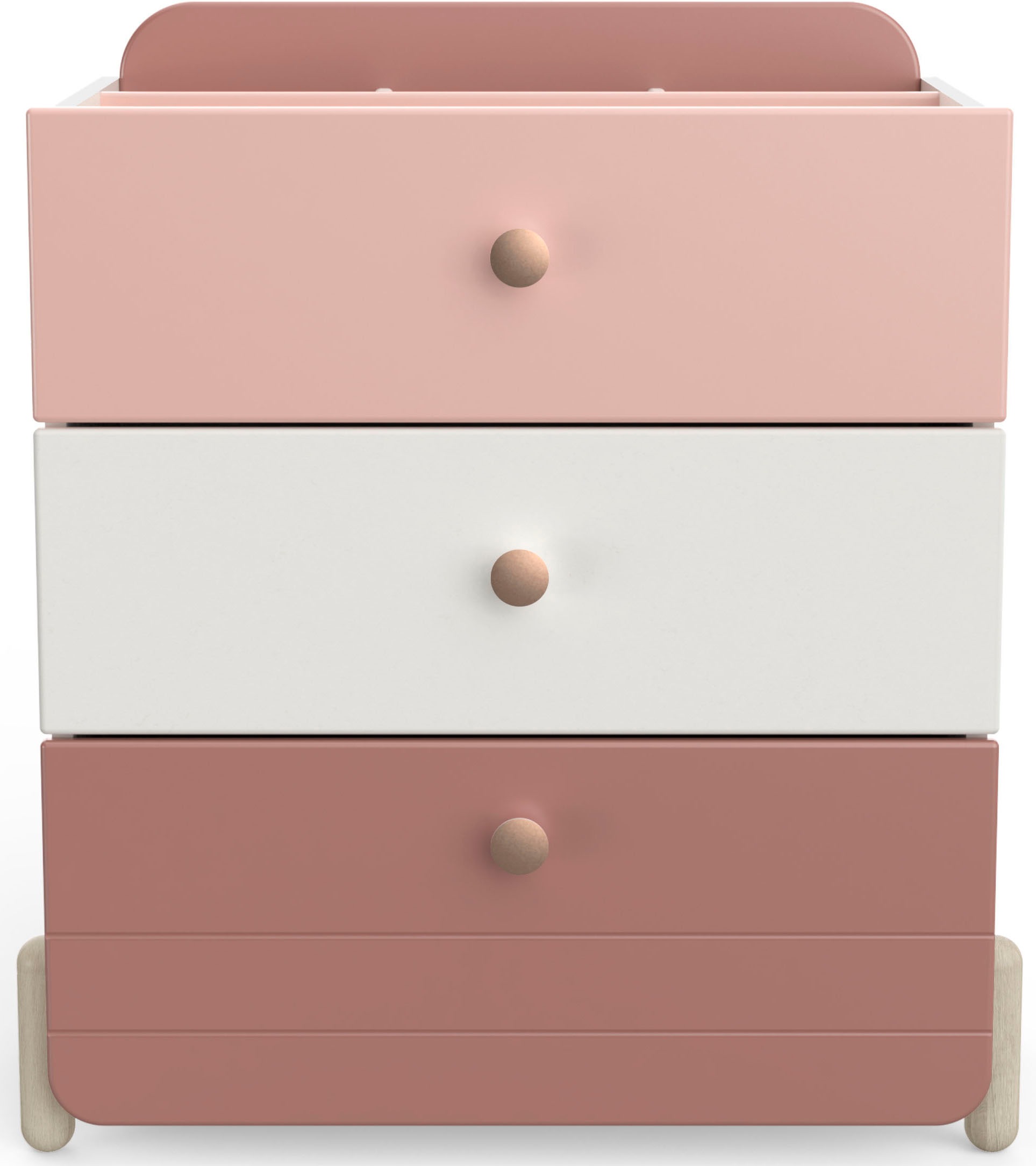 Image of Demeyere GROUP Kombikommode "Jade" Schublade mit Rollenauszügen, Runde Knopfgriffe mit Roségold-Finish
