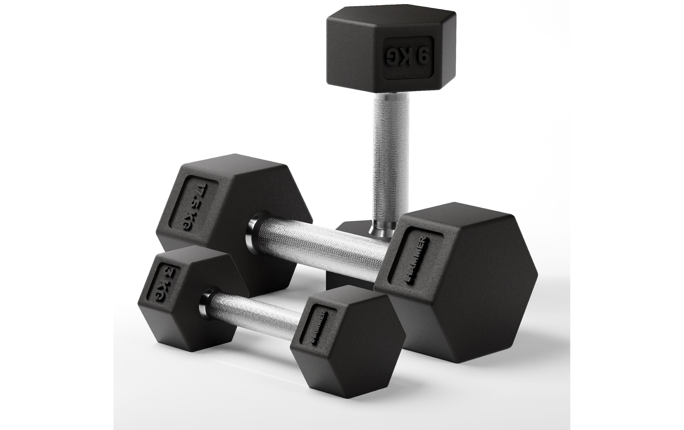 Hammer Haltère court »Hexagon PRO« 6 kilos