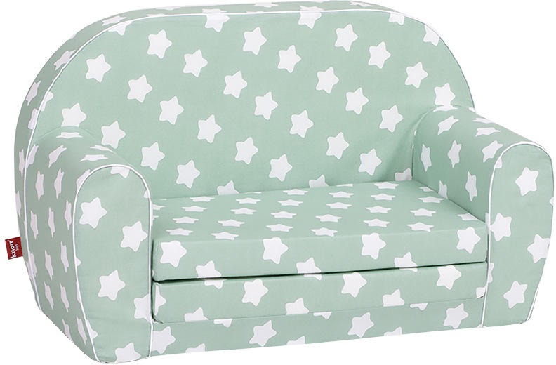 Sofa »Green White Stars«, für Kinder; Made in Europe
