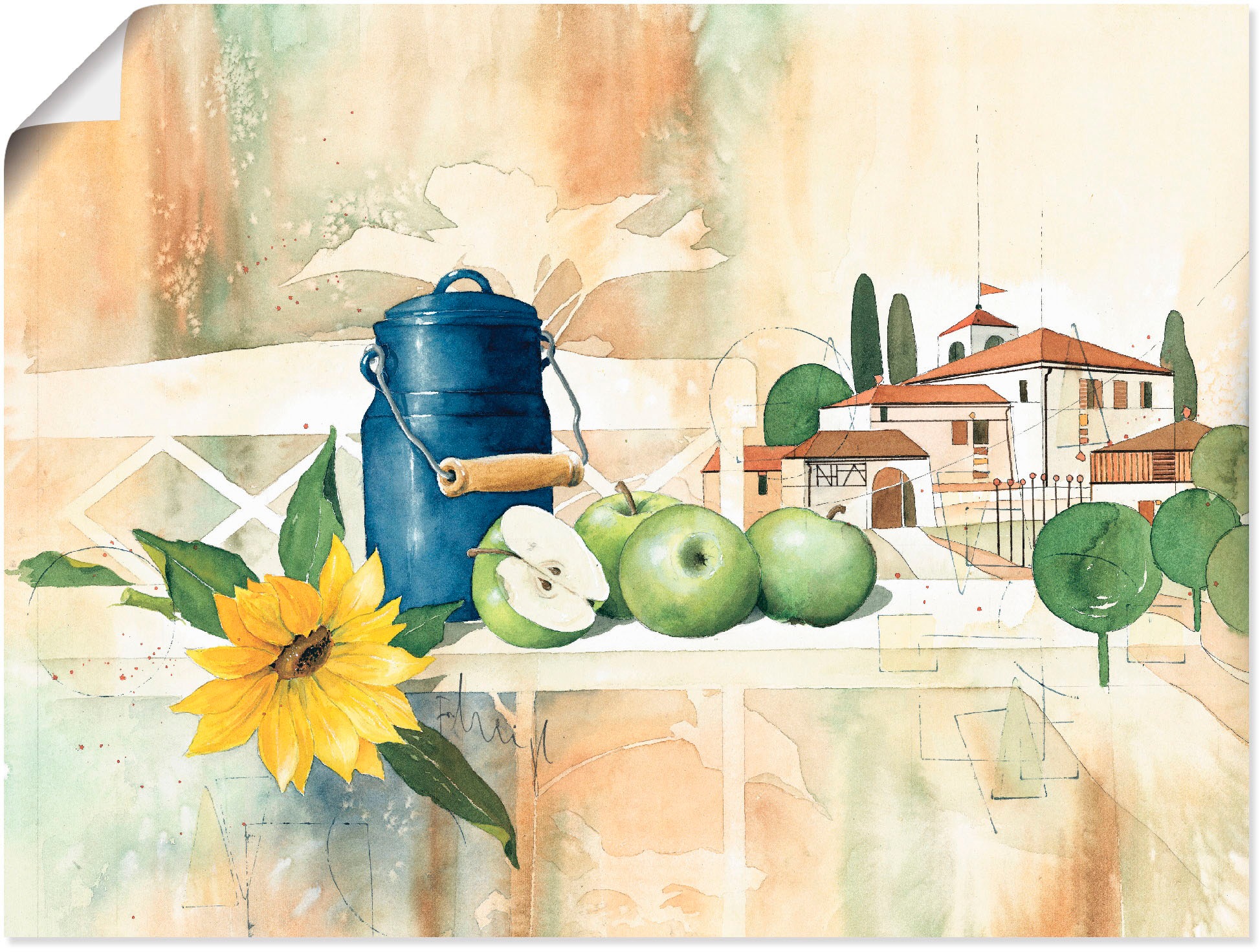 Image of Artland Wandbild »Aus dem Süden I«, Arrangements, (1 St.), in vielen Grössen & Produktarten -Leinwandbild, Poster, Wandaufkleber / Wandtattoo auch für Badezimmer geeignet bei Ackermann Versand Schweiz