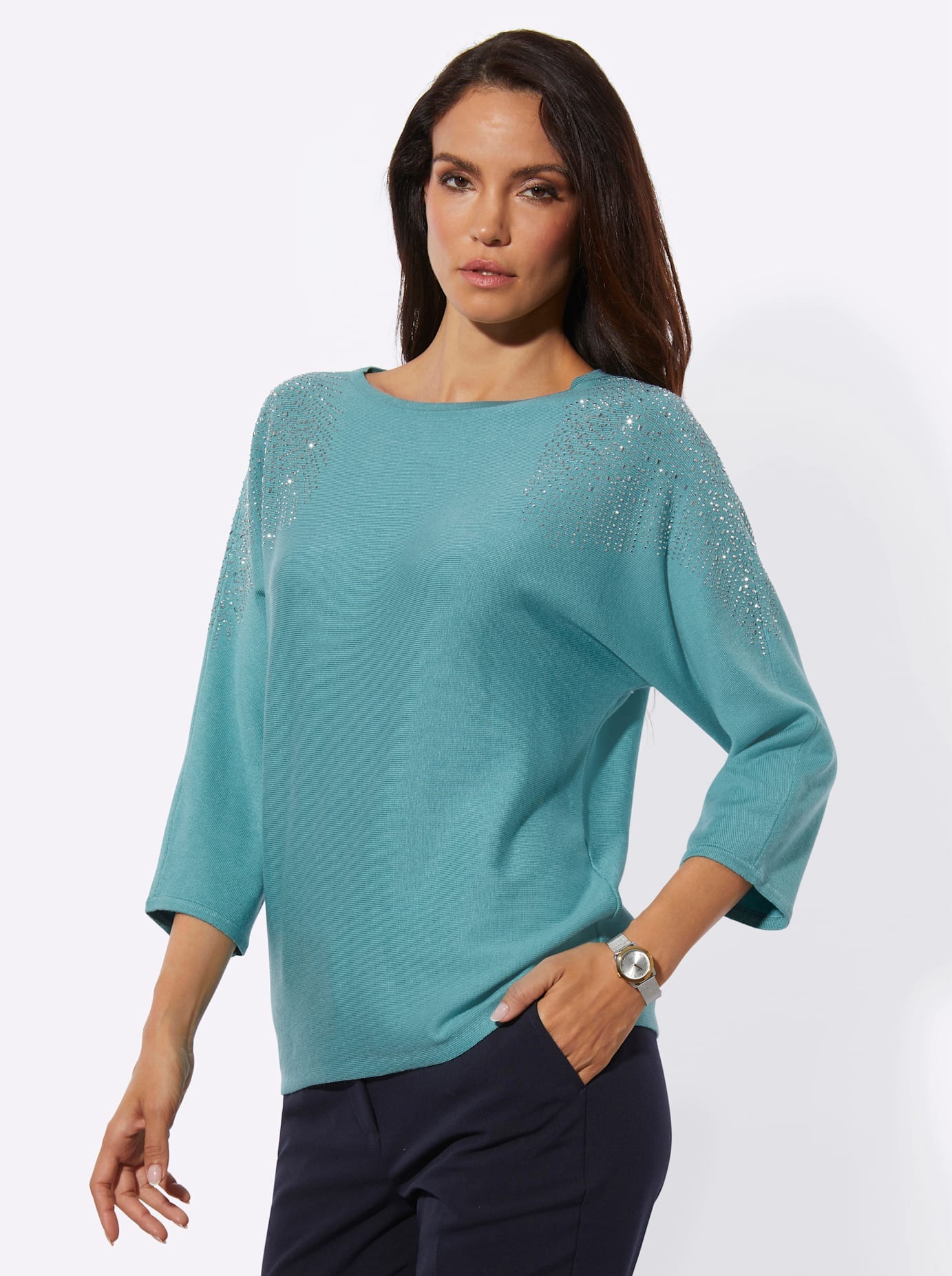 Image of creation L Fledermauspullover "Lyocell-Mix-Pullover"