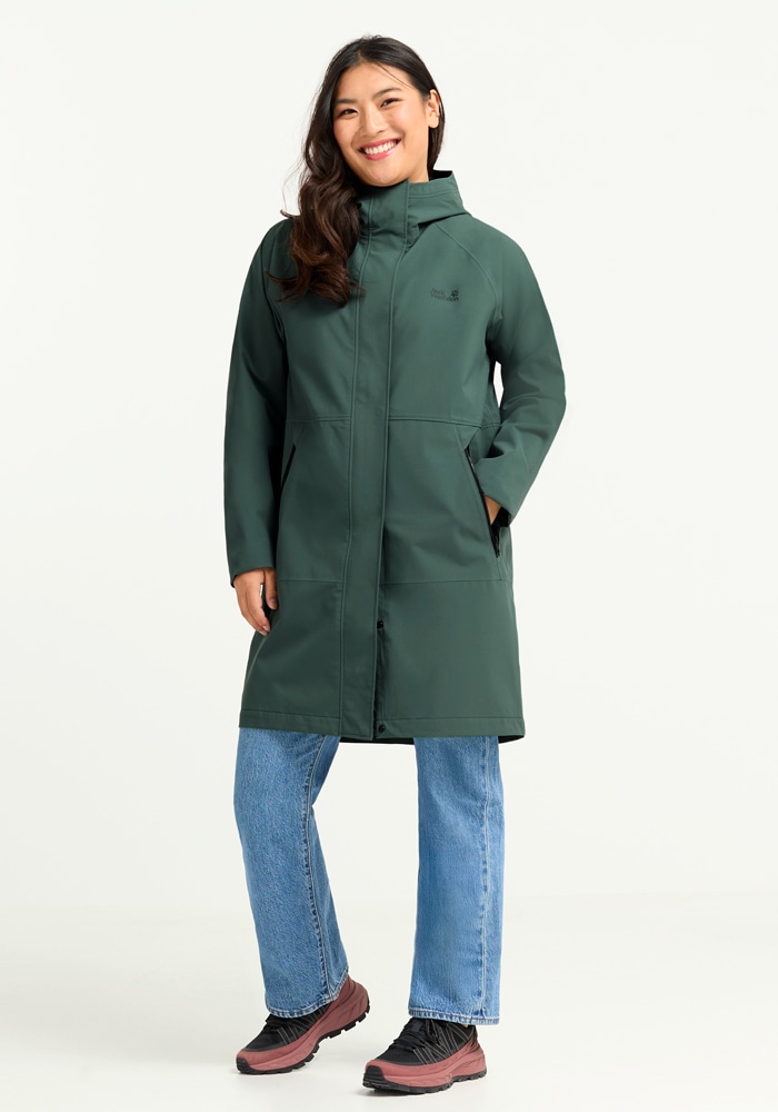 Jack Wolfskin Manteau fonctionnel »ONERA 2L COAT W« Wasserdicht, atmungsaktiv, Übergangsjacke