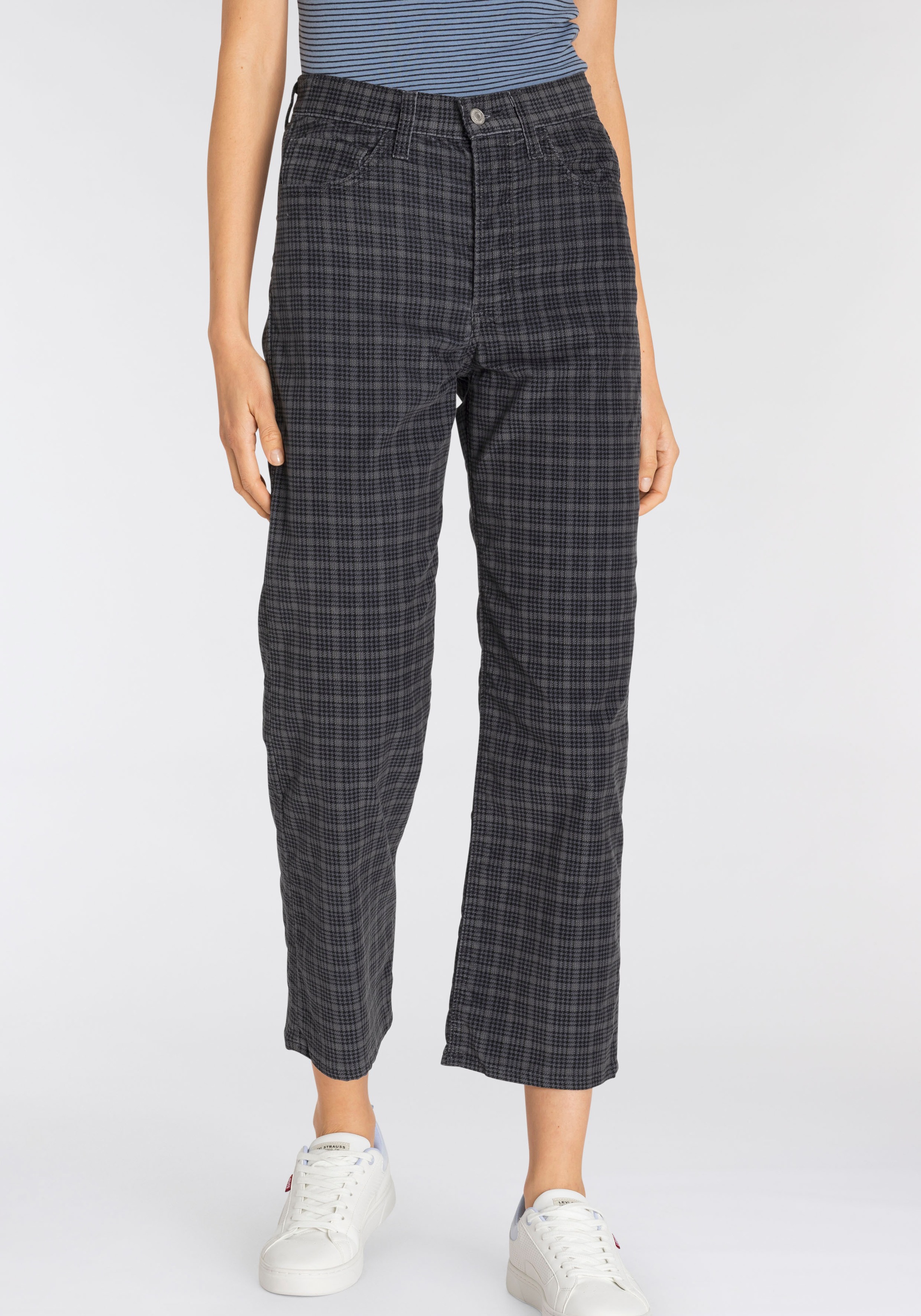 Image of Levi's® Baukastenhose »RIBCAGE STRAIGHT ANKLE T«, Mit Knopfleiste bei Ackermann Versand Schweiz