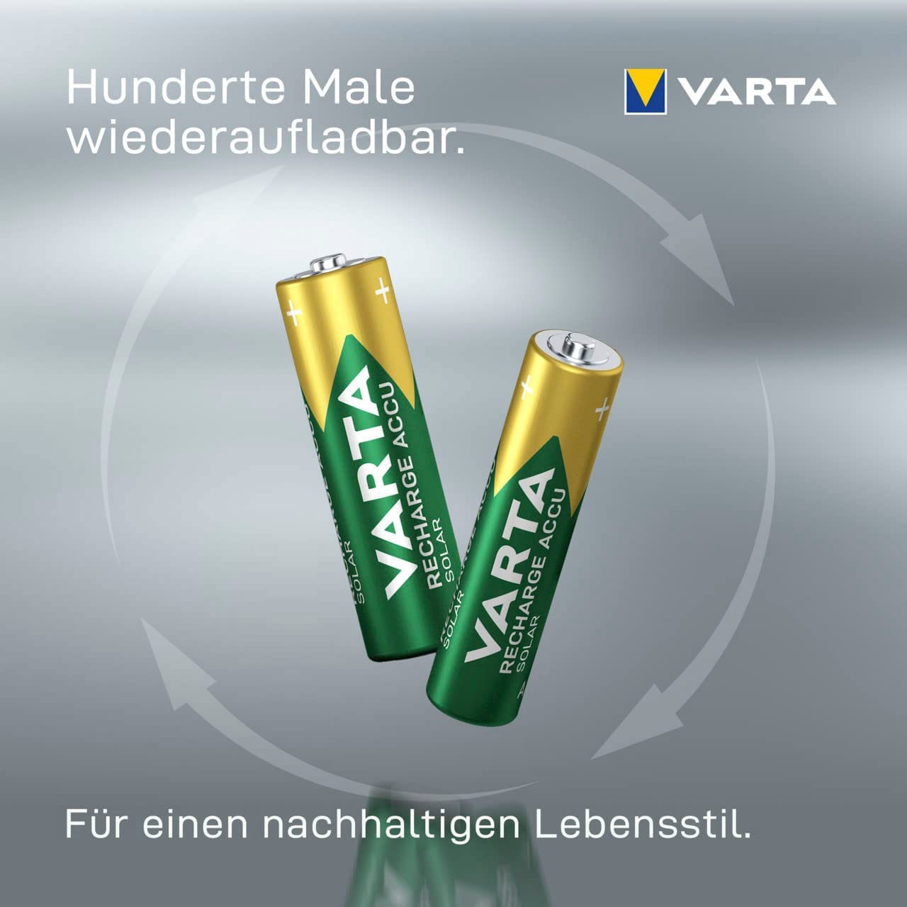 VARTA Akkupacks »8er Pack Recharge Accu Solar AAA 550 mAh«, Micro, AAA, 550 mAh