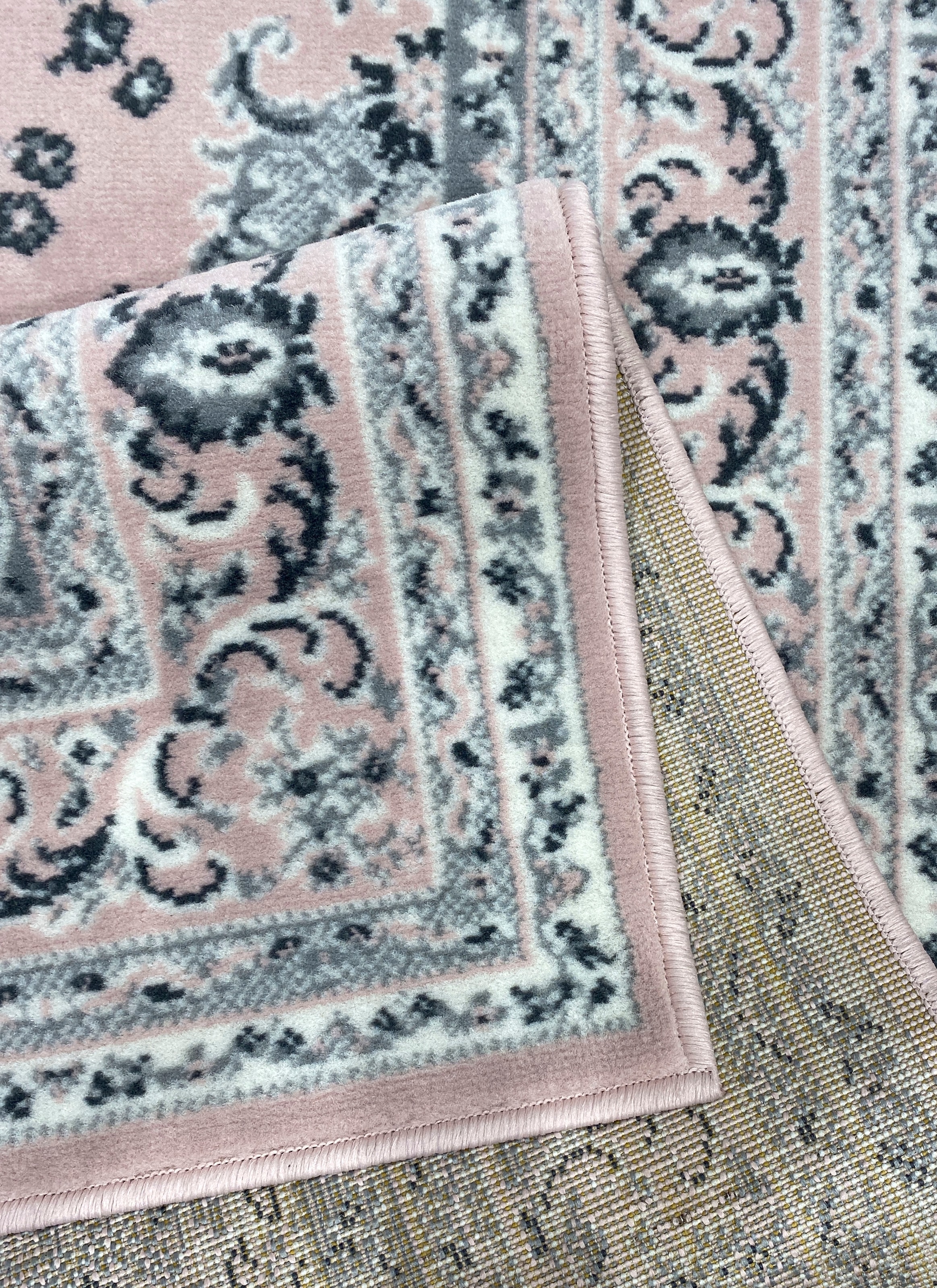Home affaire Teppich »Oriental«, rechteckig, Orient-Optik, mit Bordüre, Teppich, Kurzflor, Weich, Pflegeleicht