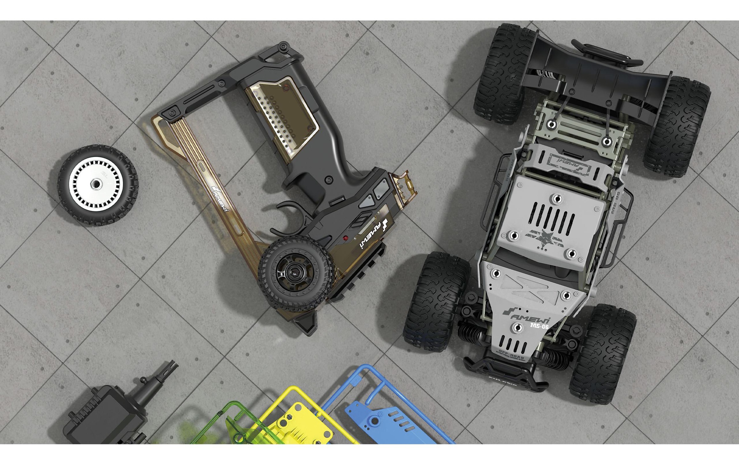 Amewi RC-Buggy »CoolRC DIY Stone 2WD«