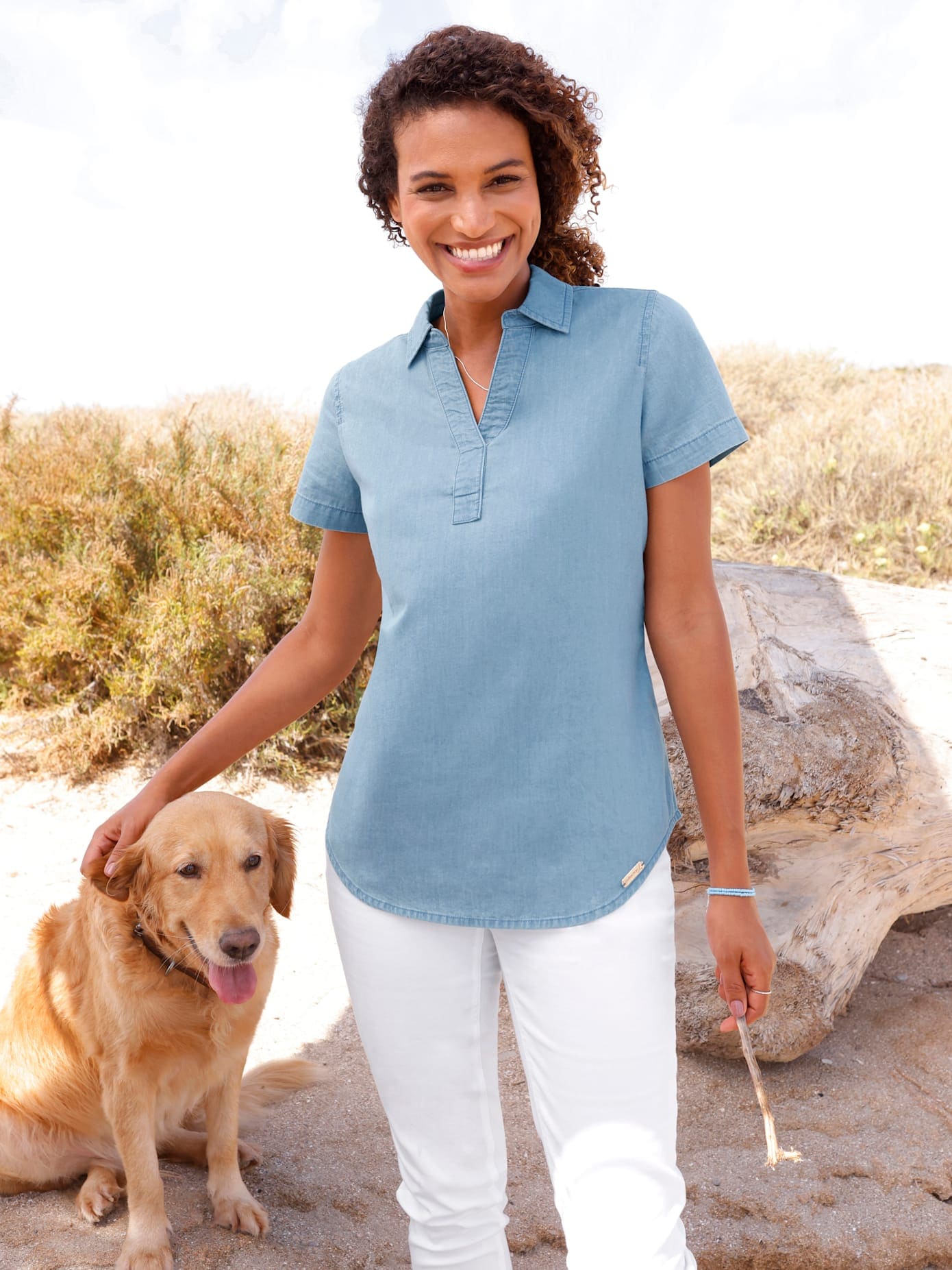 Casual Looks Jeansbluse