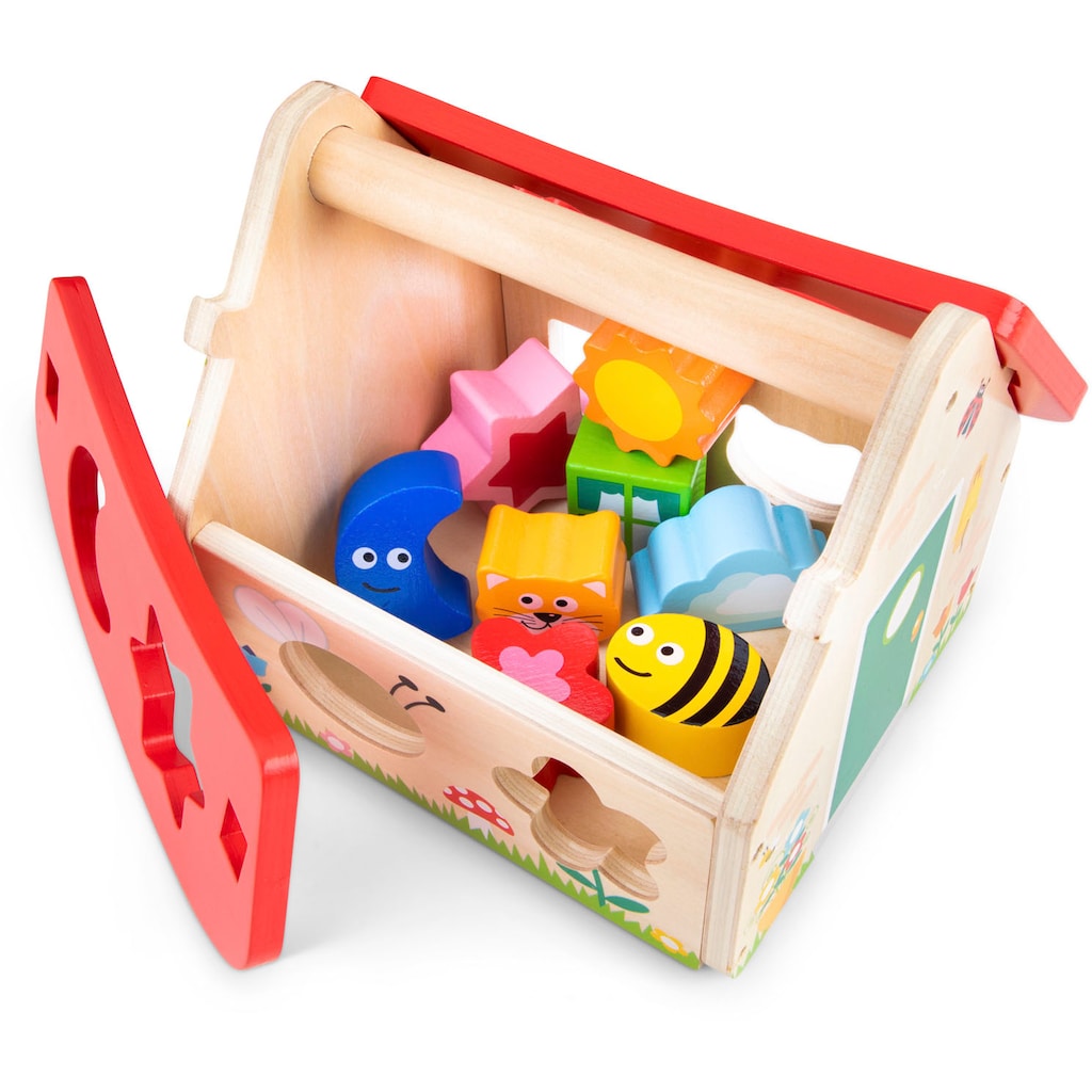 New Classic Toys® Steckspielzeug »Holzspielzeug, Educational - Haus«