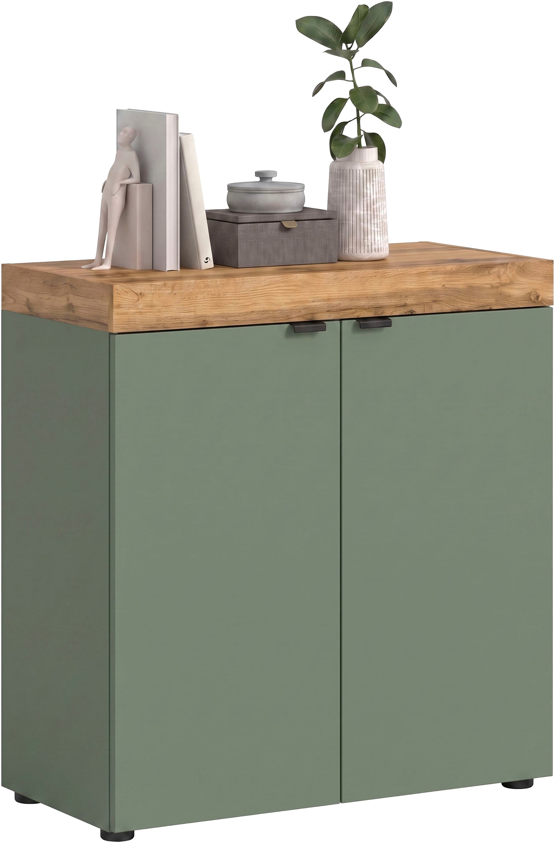 GOODproduct Kommode »MAMBO II, Breite 77 cm, 2 Türen, 2 Einlegeböden« 1 Stk. tlg. Kommode, Anrichte, Wohnzimmer, Schlafzimmer