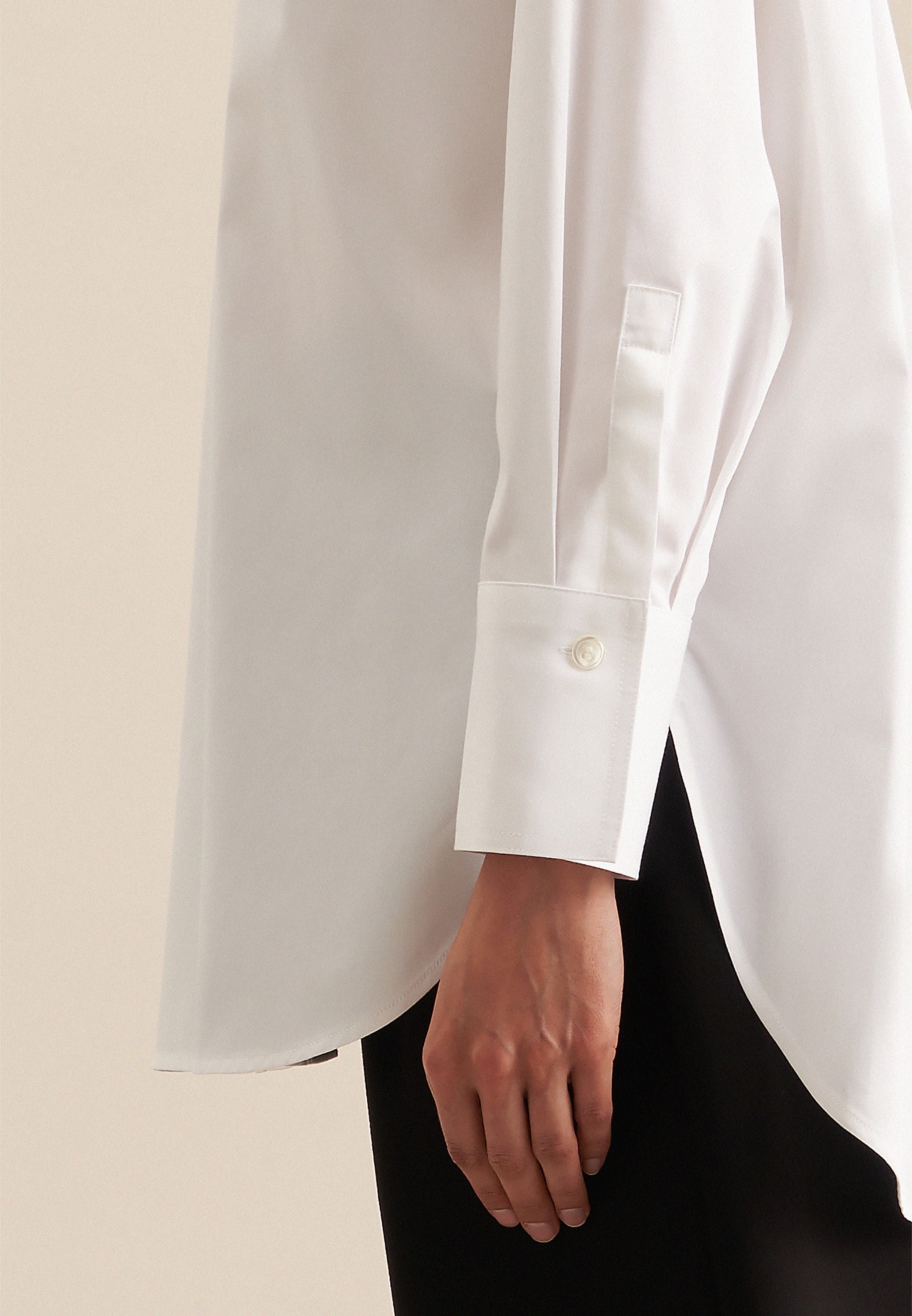 seidensticker Longbluse »Schwarze Rose« Langarm Kragen Uni