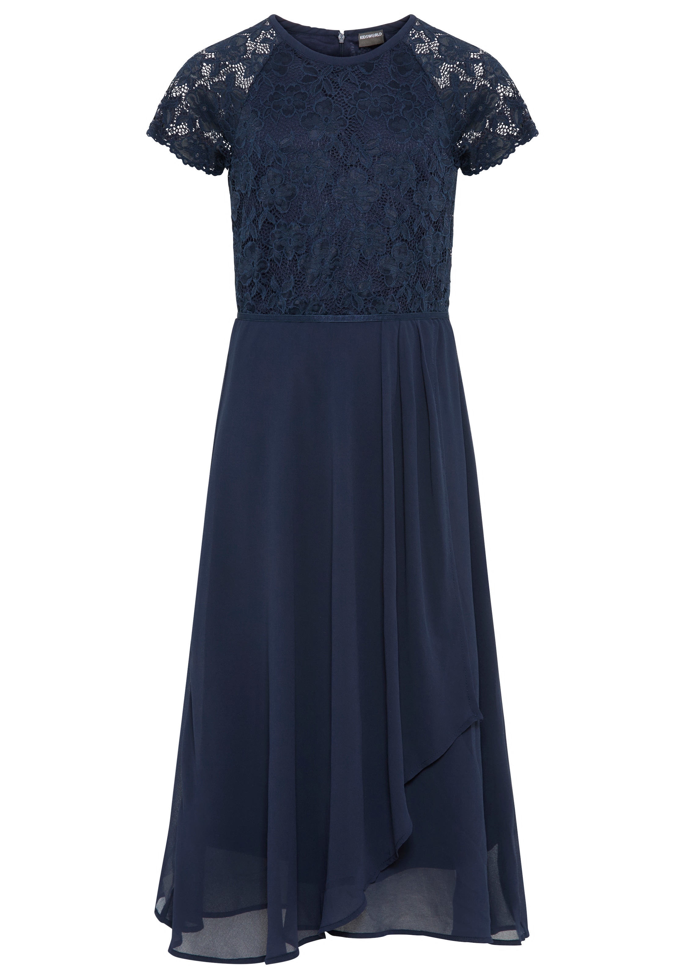 KIDSWORLD Robe en jersey »Festliches Kleid mit Spitze« Robe élégante avec dentelle et chiffon