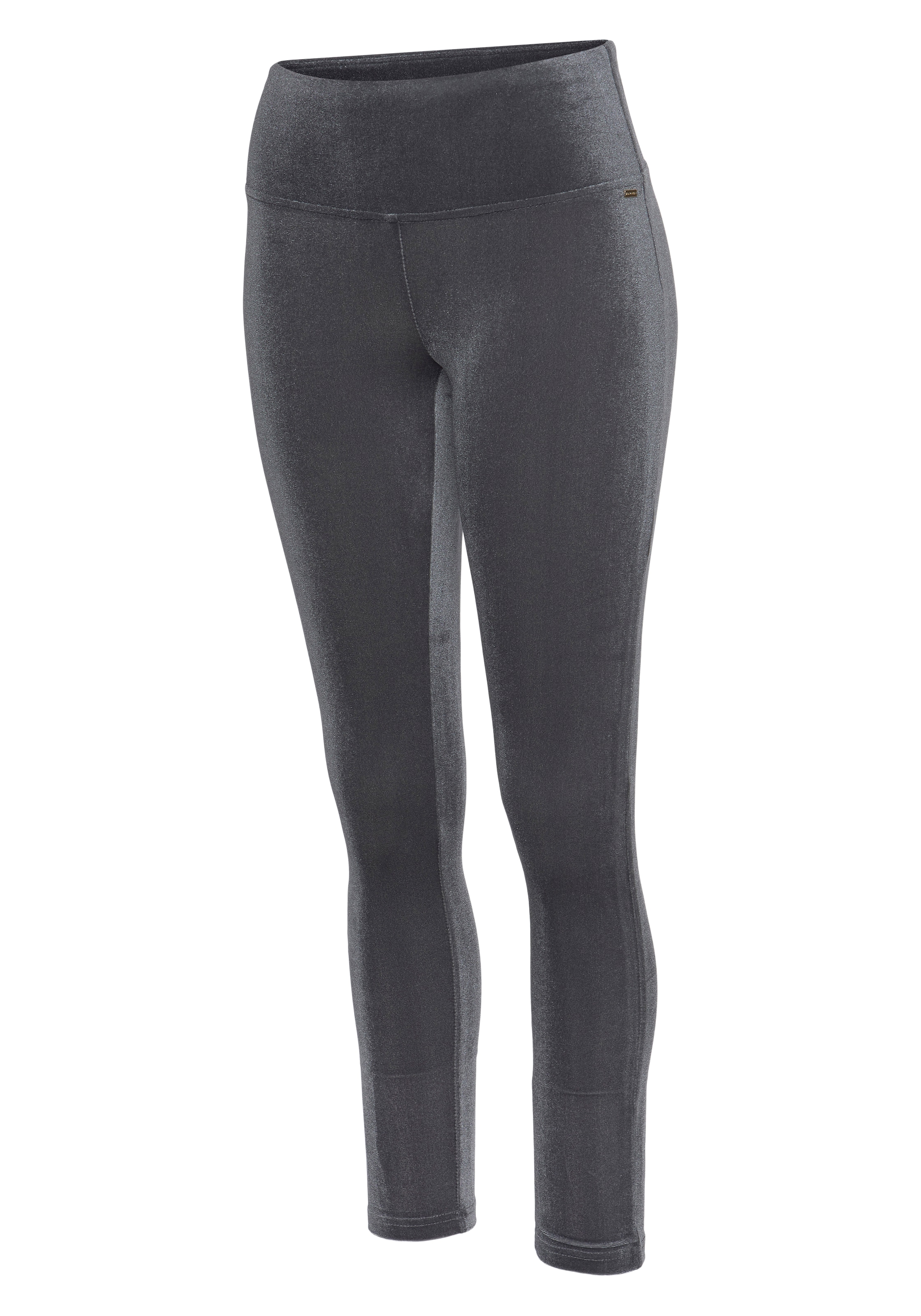 LASCANA Leggings, in weicher, elastischer Samtoptik