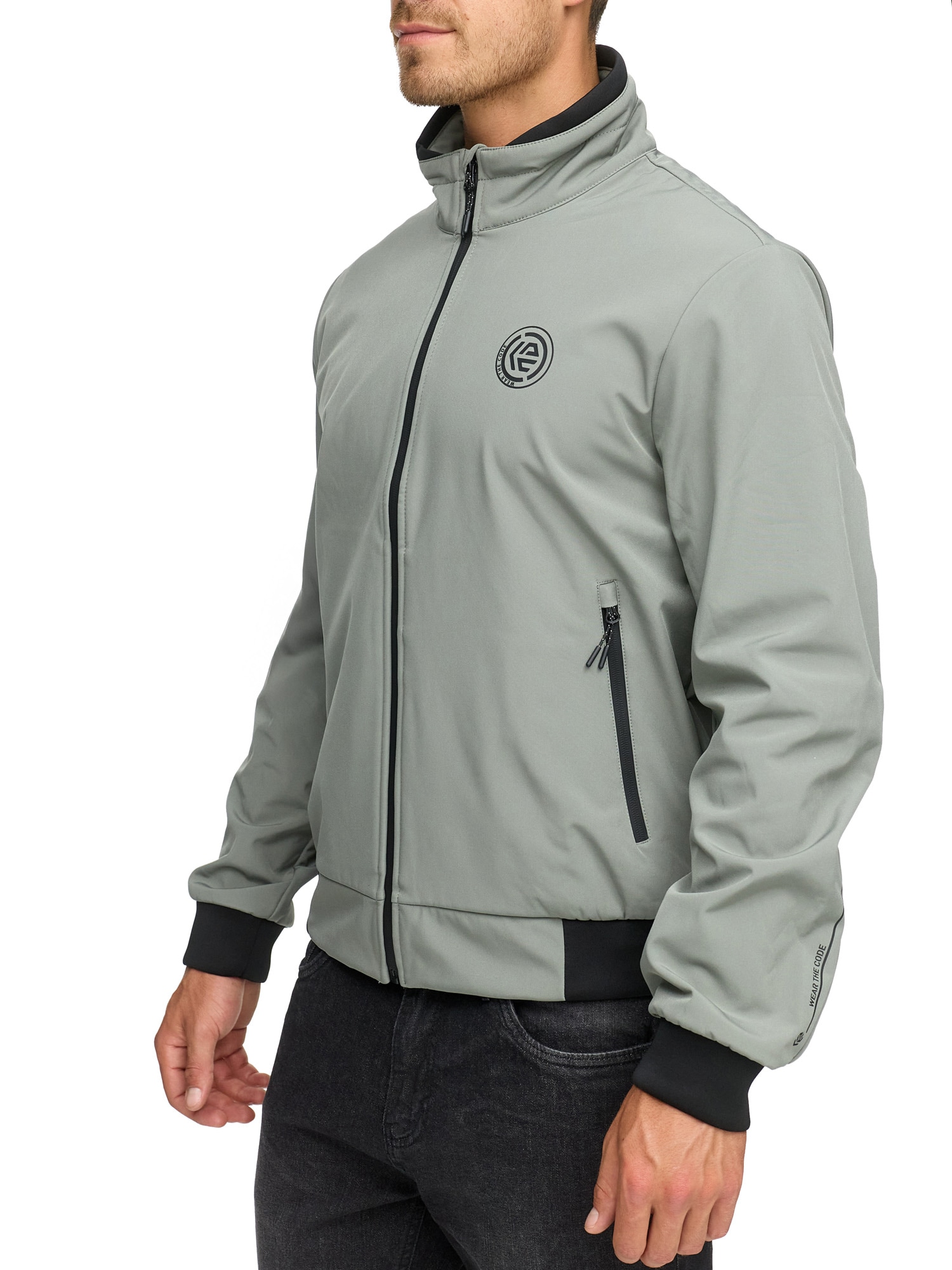 Indicode Veste softshell »INRoute Jacket« ohne Kapuze