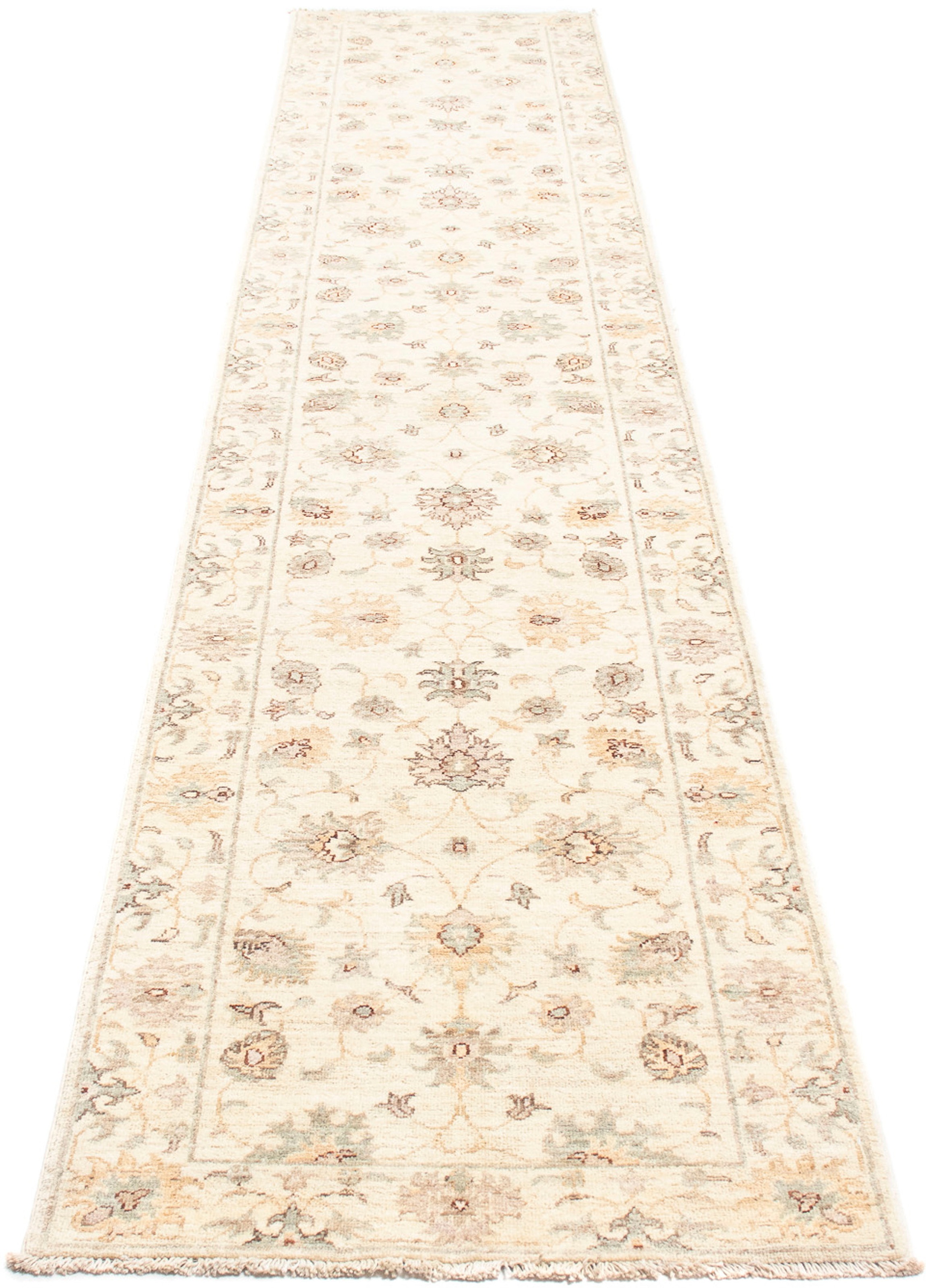 Image of morgenland Orientteppich »Ziegler - 392 x 74 cm - beige«, rechteckig, 6 mm Höhe, Wohnzimmer, Handgeknüpft, Einzelstück mit Zertifikat bei Ackermann Versand Schweiz