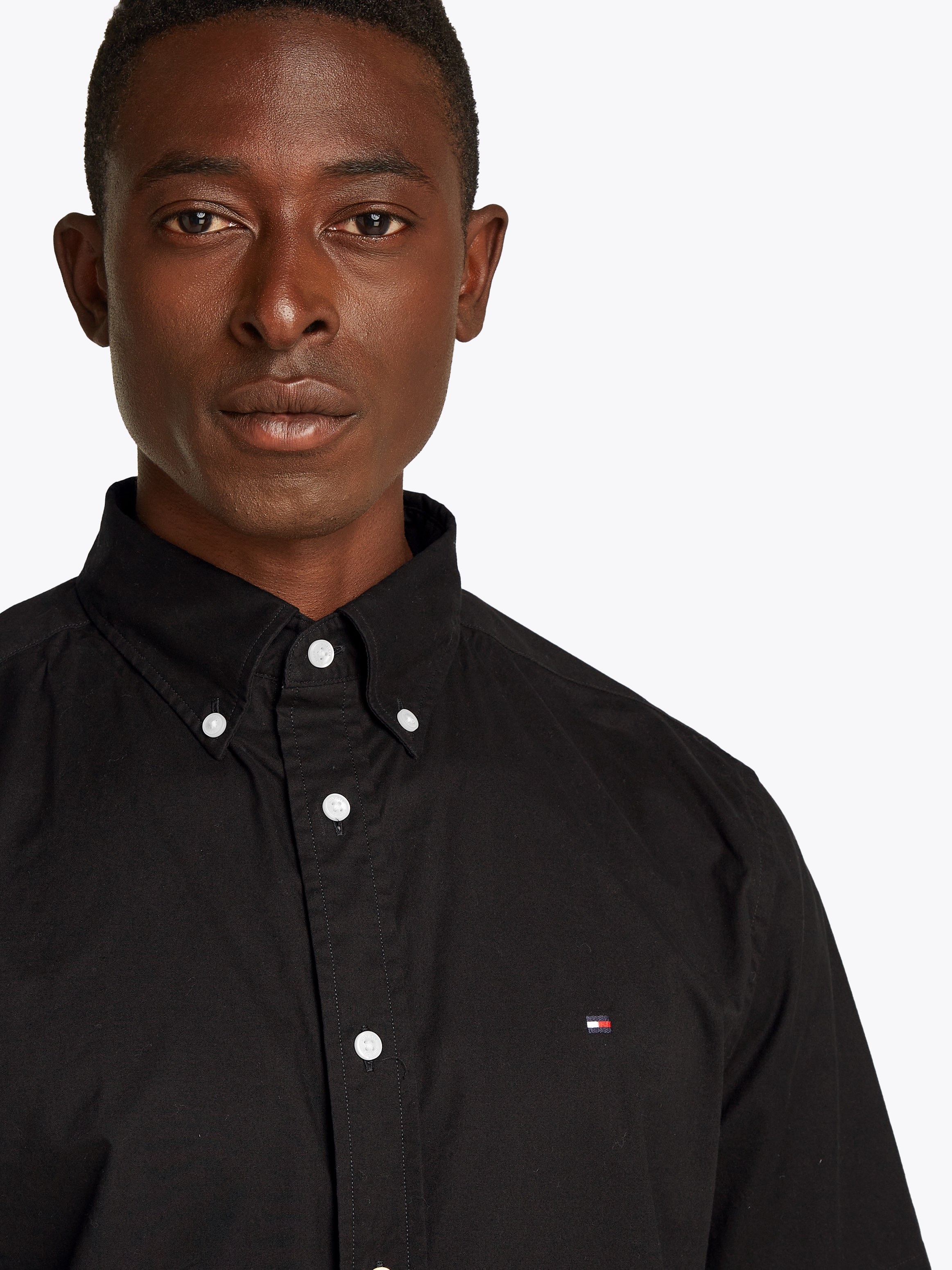 Tommy Hilfiger Chemise à manches courtes »FLEX POPLIN SOLID S/S SHIRT«