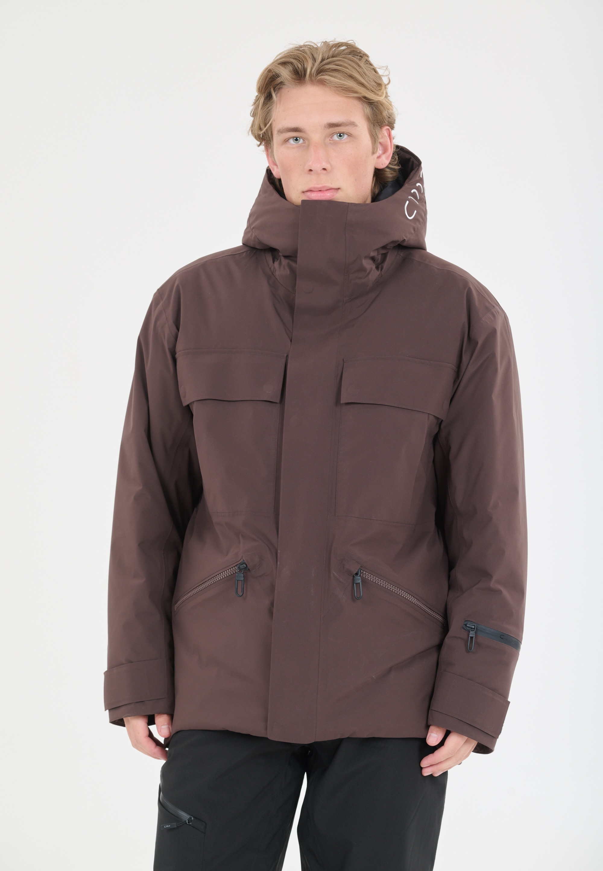Image of CMP Winterjacke Oversize-Schnitt, Feel Warm Flat, wind-und wasserabweisend