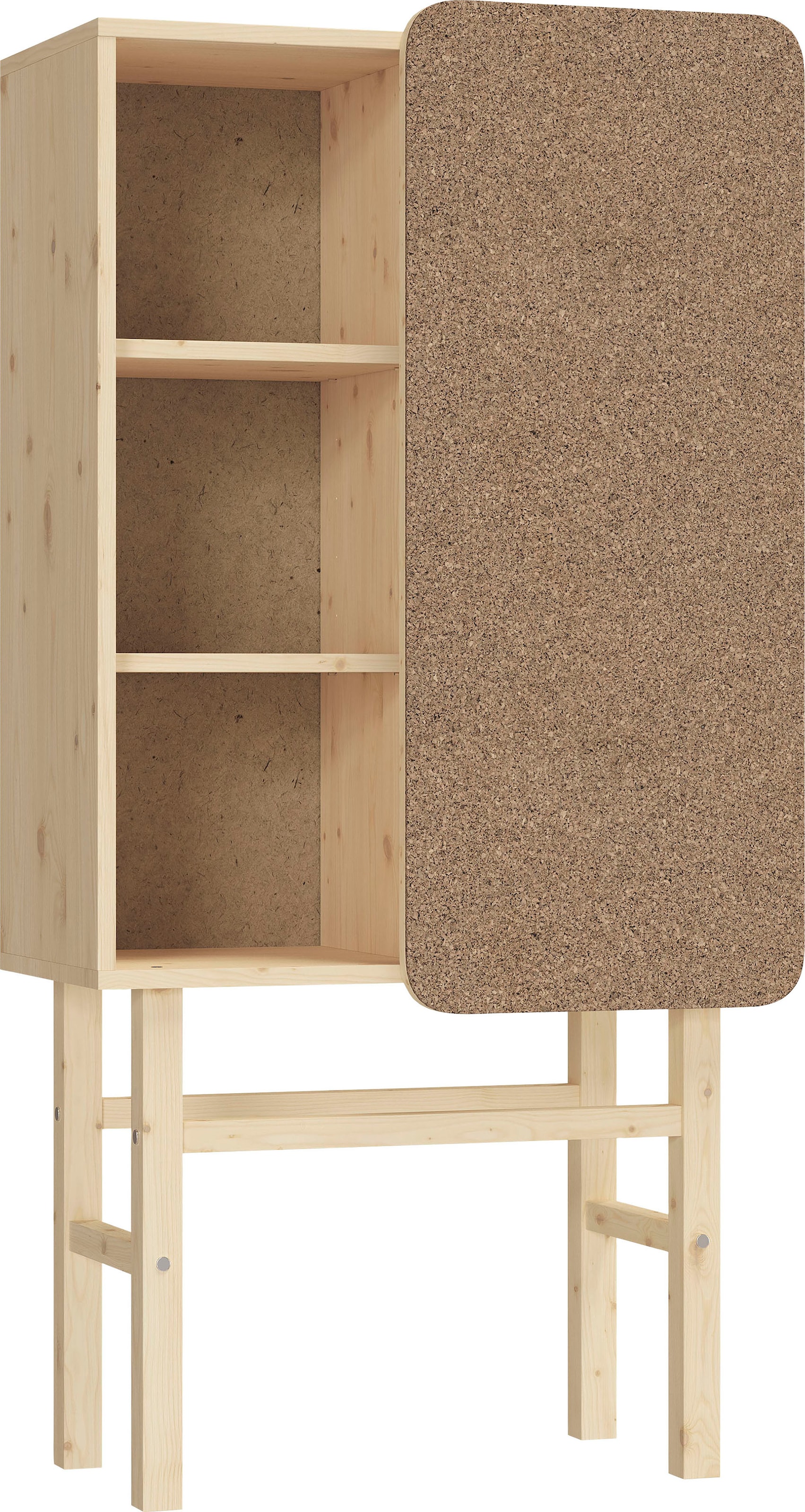 Image of Karup Design Hochkommode "Slide" Aus massiven Kiefernholz und Kork Pinwand