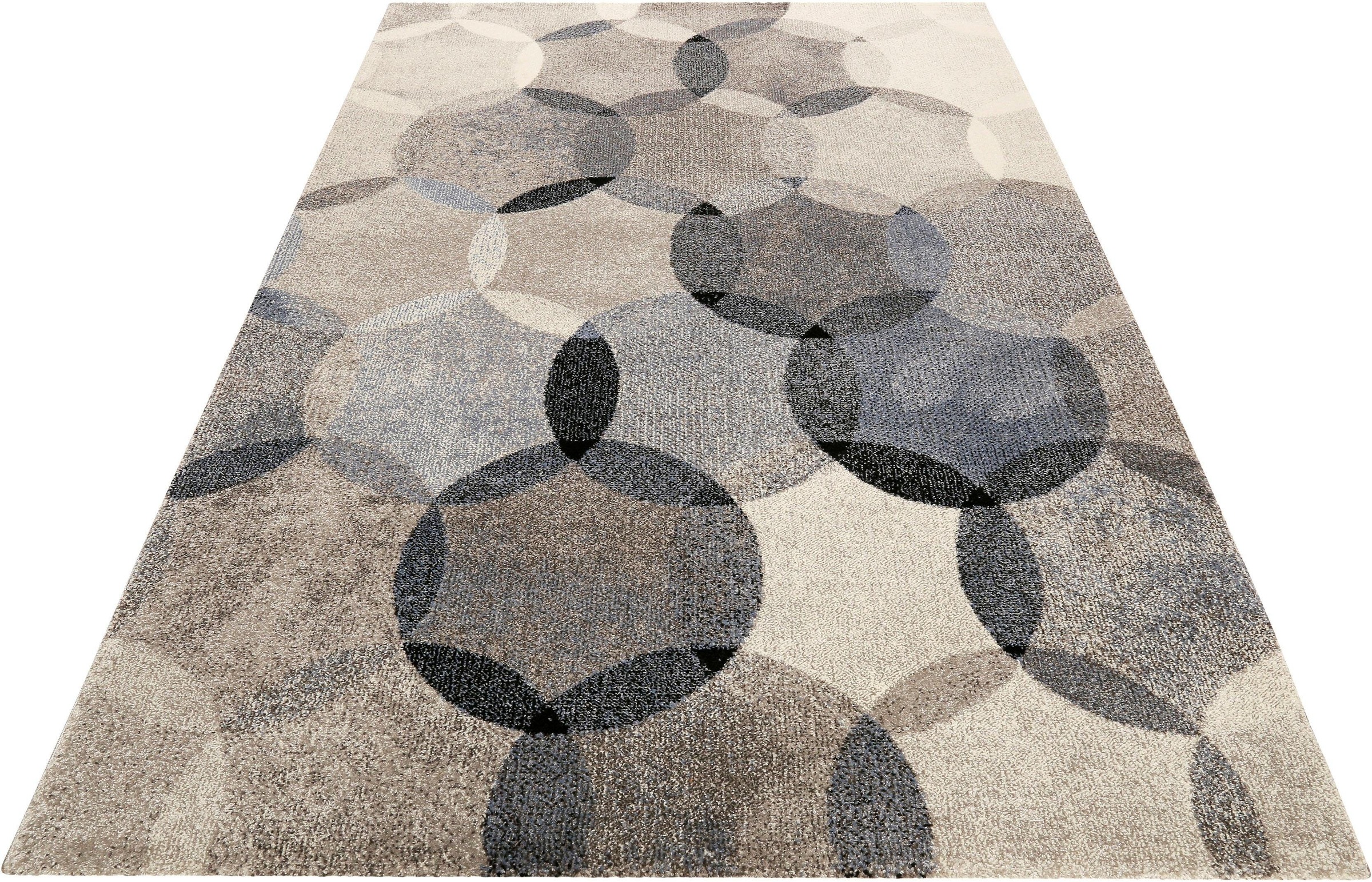 Image of Esprit Teppich "Modernina ESP-3378" rechteckig 13 mm Höhe weicher Kurzflor in modernem Design, Wohnzimmer, Schlafzimmer, bunt