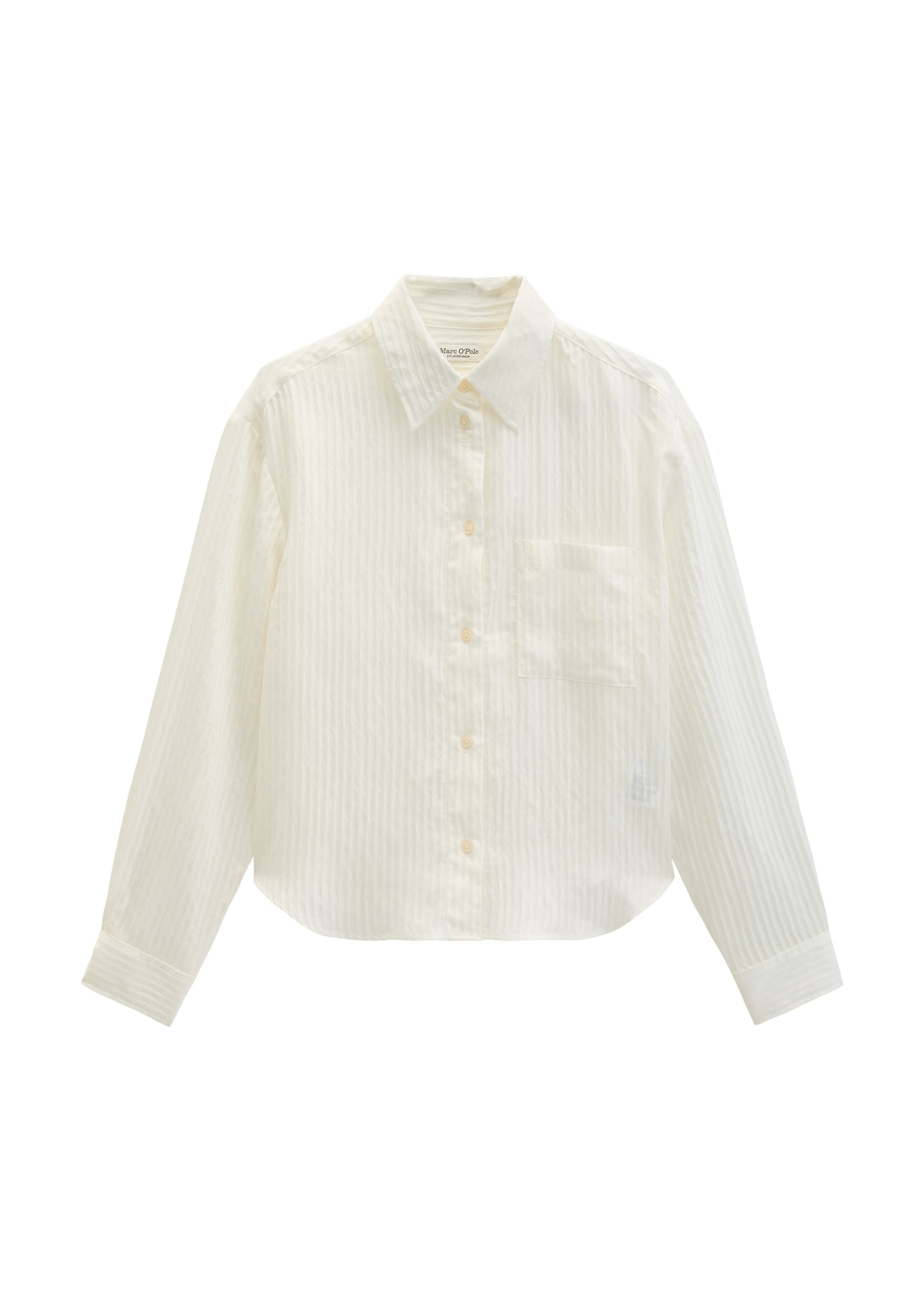 Marc O'Polo Hemdbluse oversize aus TENCEL™ Modal-Mix