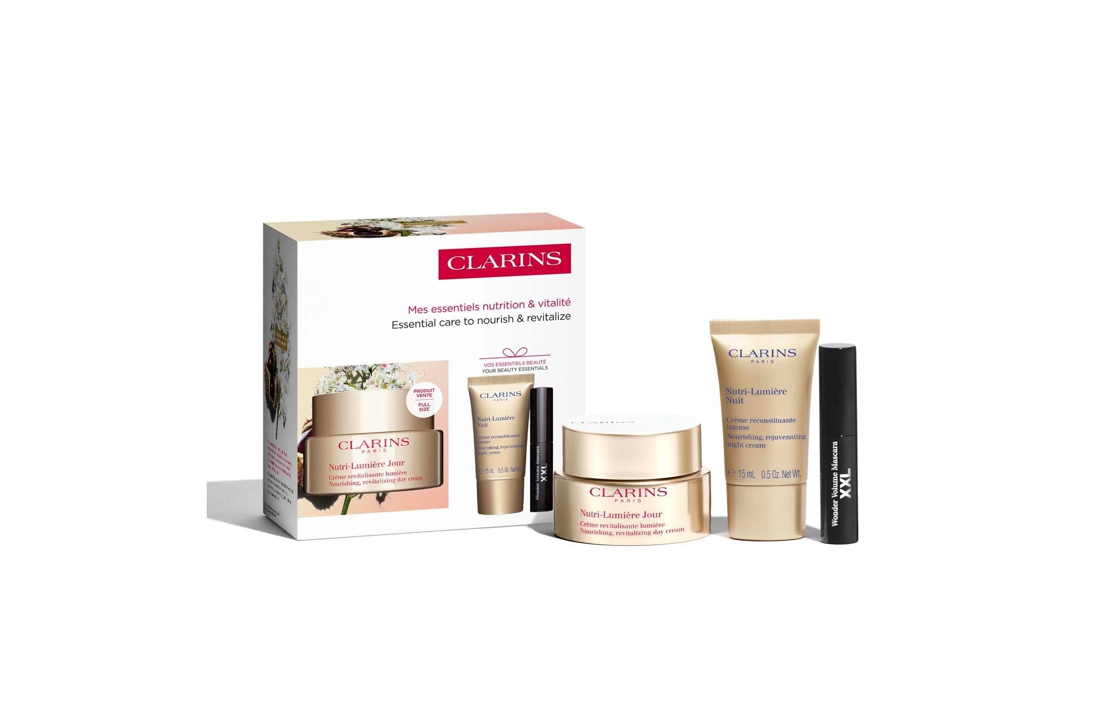 Clarins Crème anti-âge »Nutri-Lumière Geschenkset 50 ml« Nutri-Lumière Anti-Aging-Geschenkset für reife Haut