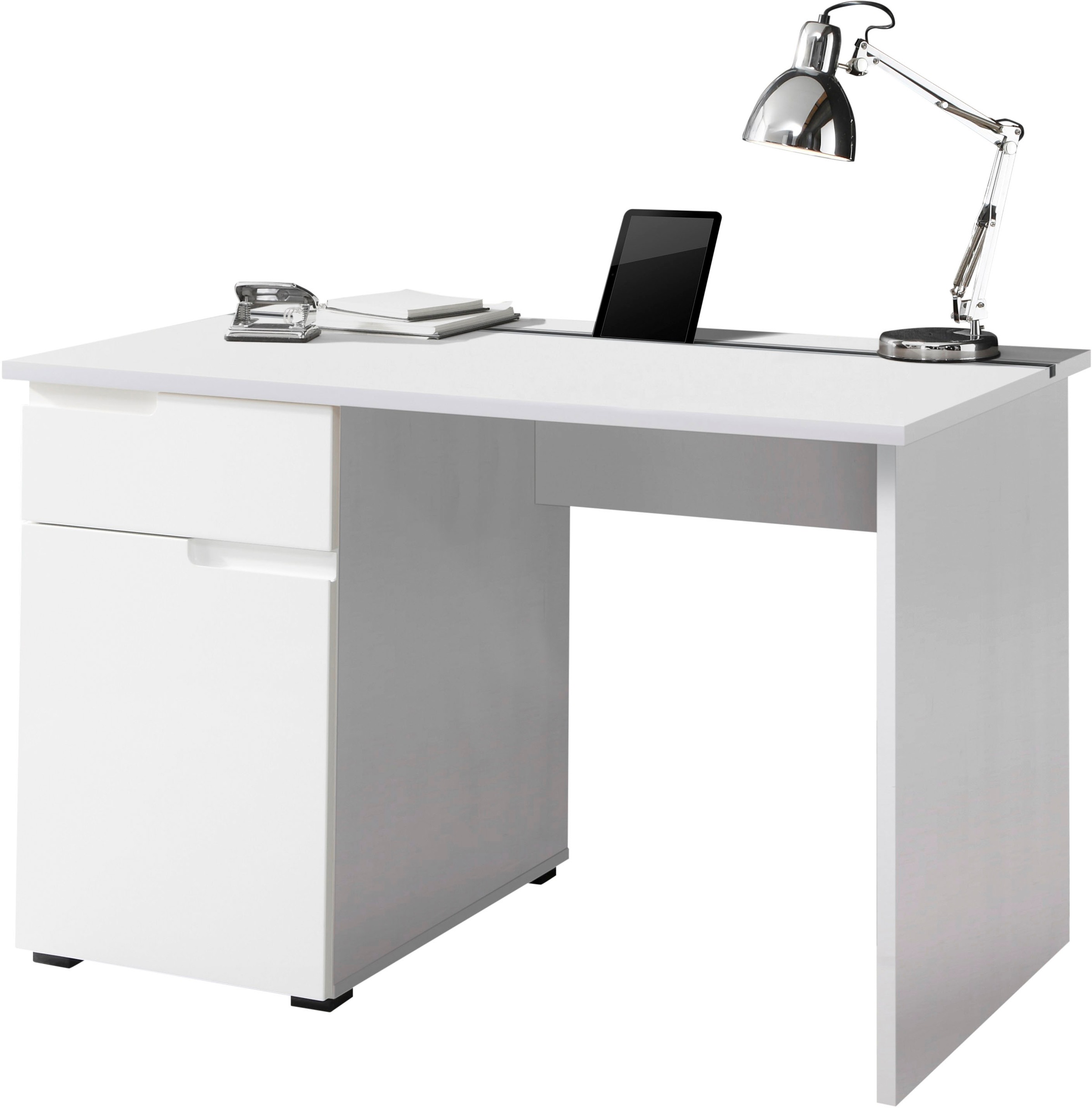 Image of BEGA OFFICE Schreibtisch "Spice" Home Office Desk mit Griffmulden, in 2 Breitenvarianten