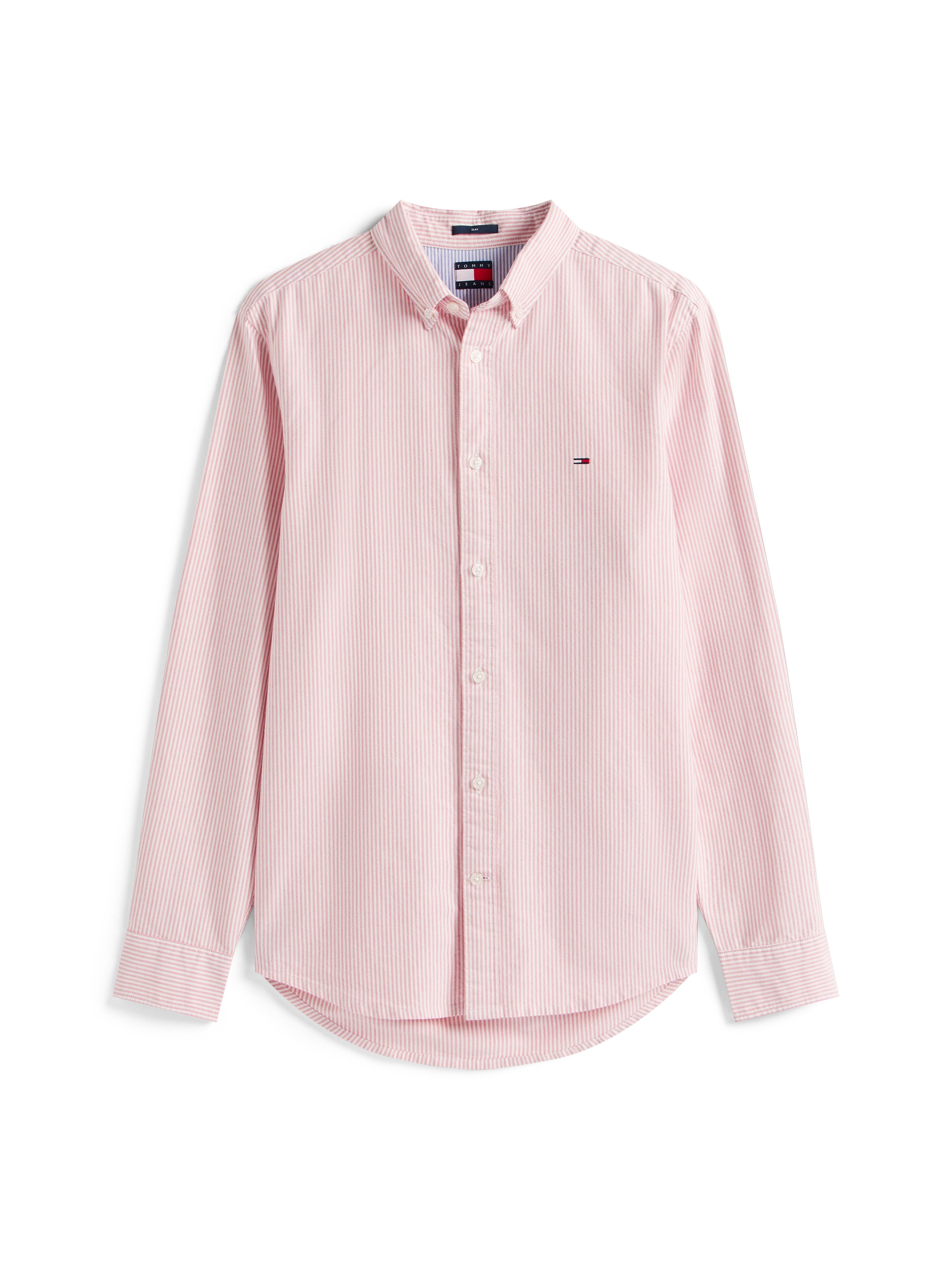 Tommy Jeans Chemise à manches longues »TJM SLIM STRIPE OXFORD SHIRT EXT« Mit Button-Down-Kragen