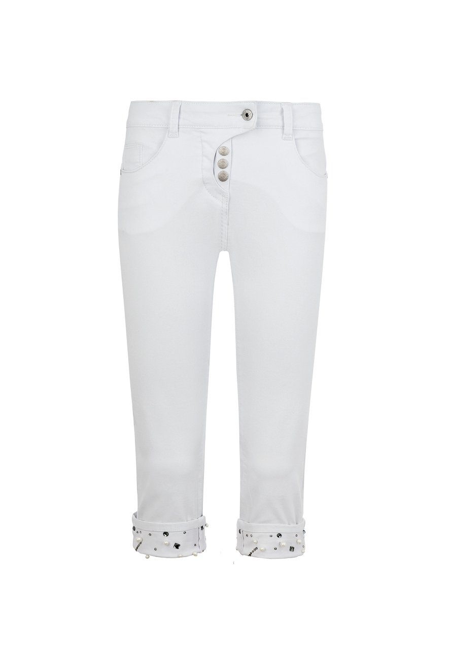 Jeansshorts »Victoria 3/4 Turn Up Stones«