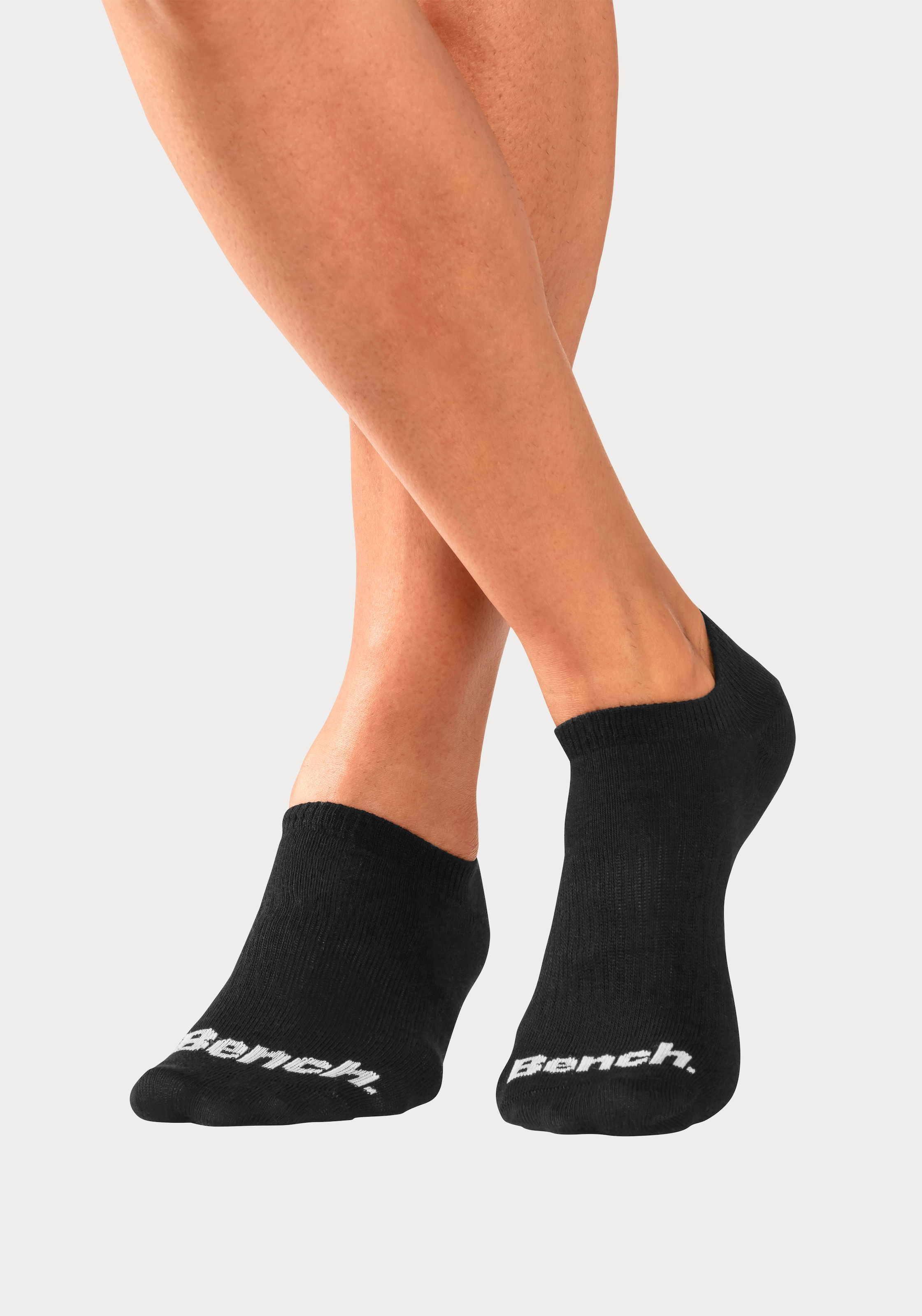 Bench. Sportsocken, (Packung, 6 Paar), Sneakersocken verschwinden im Schuh