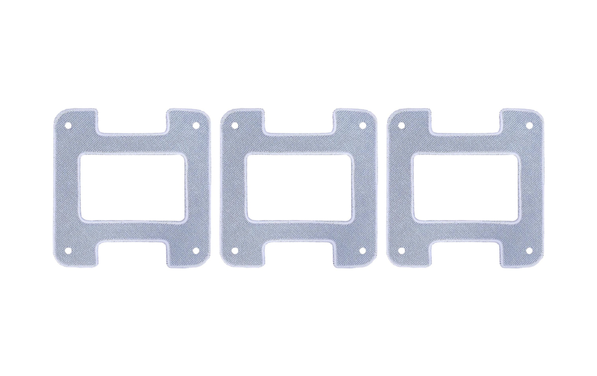 Image of Mikrofasertuch "Hobot Microfaser-Pad Quadrat 3er 2-S" (Mikrofaser