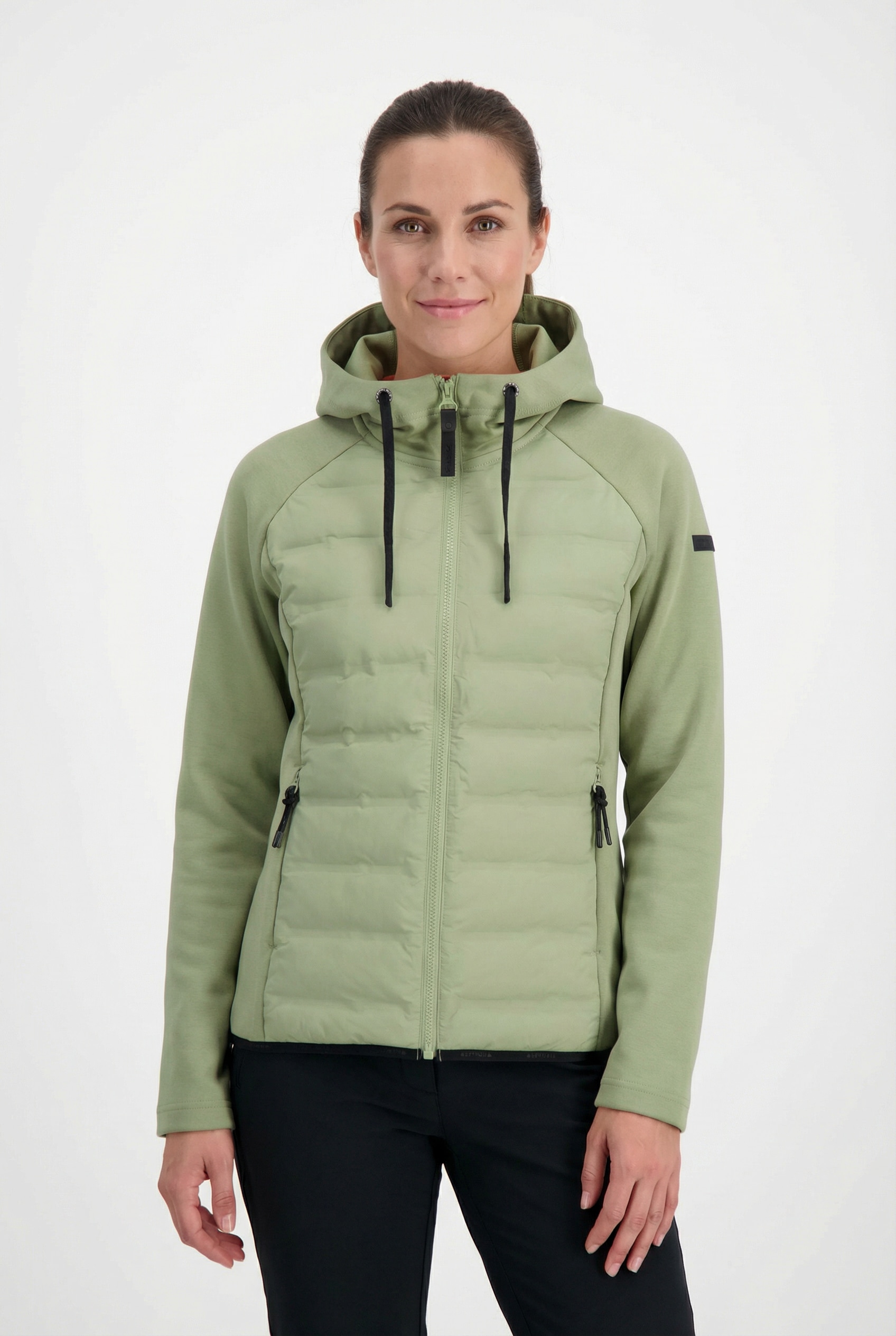 Icepeak Veste hybride »ICEPEAK ASHBURN« für Erwachsene, mit wärmenden Materialeigenschaften, mit Kordelzügen