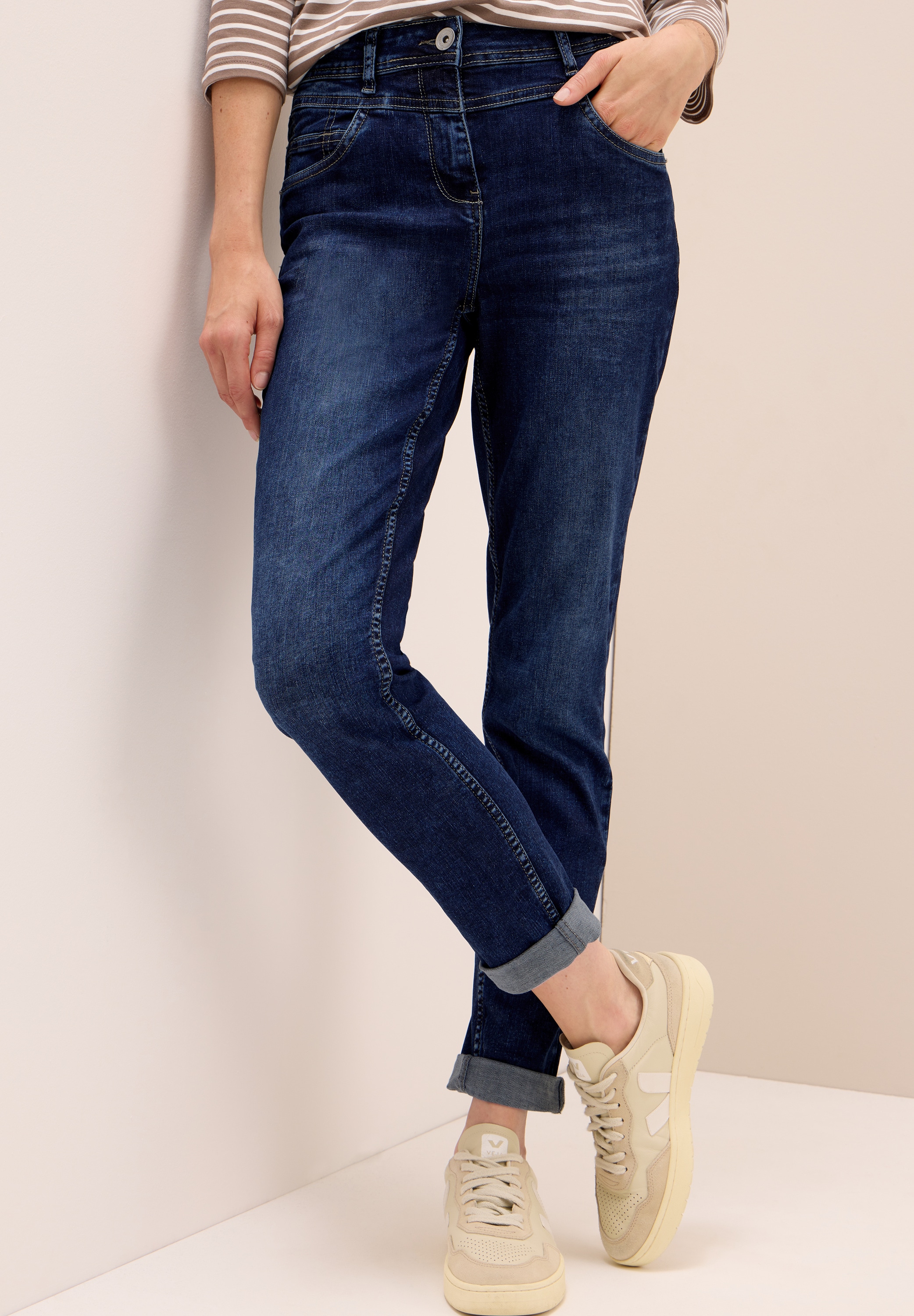 Image of Cecil Slim-fit-Jeans "Style Toronto" im Five-Pocket Style