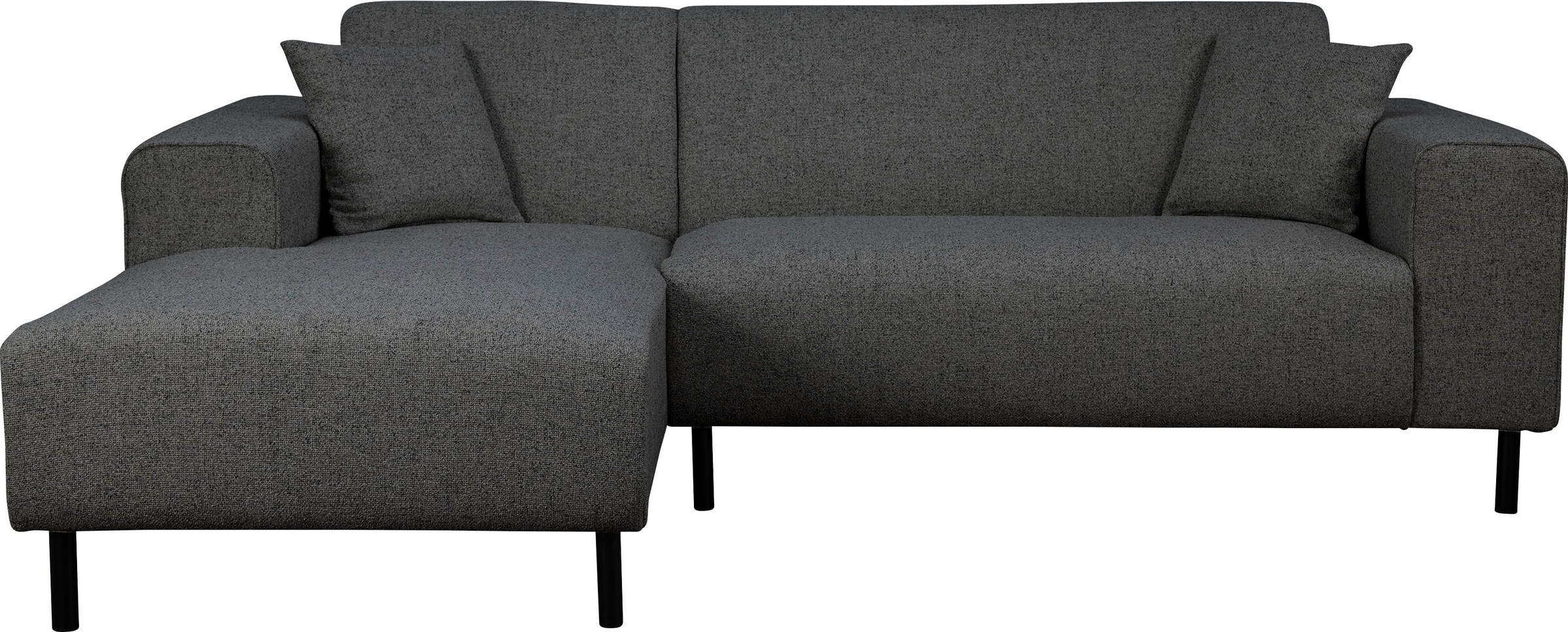 Home affaire Ecksofa »ARROS L-Form mit Wellenunterfederung, Masse B/T/H: 235/163/81 cm«, incl. Zierkissen, mit Recamiere rechts/links bestellbar, auch in Cord