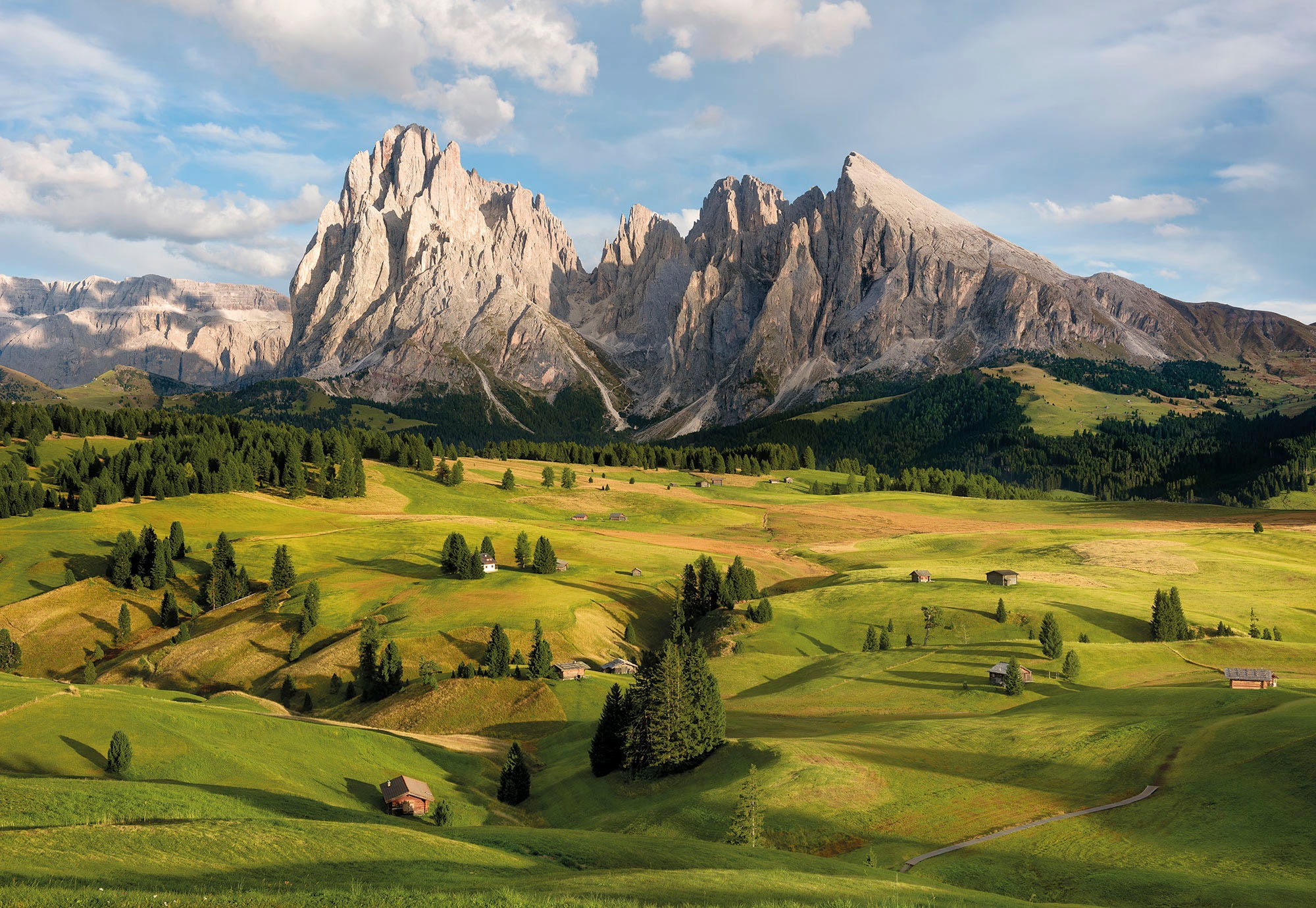 Image of Komar Vliestapete "Digitaldruck Vlies - Alpen - Grösse 400 x 260 cm" bedruckt glatt Wohnzimmer, Schlafzimmer