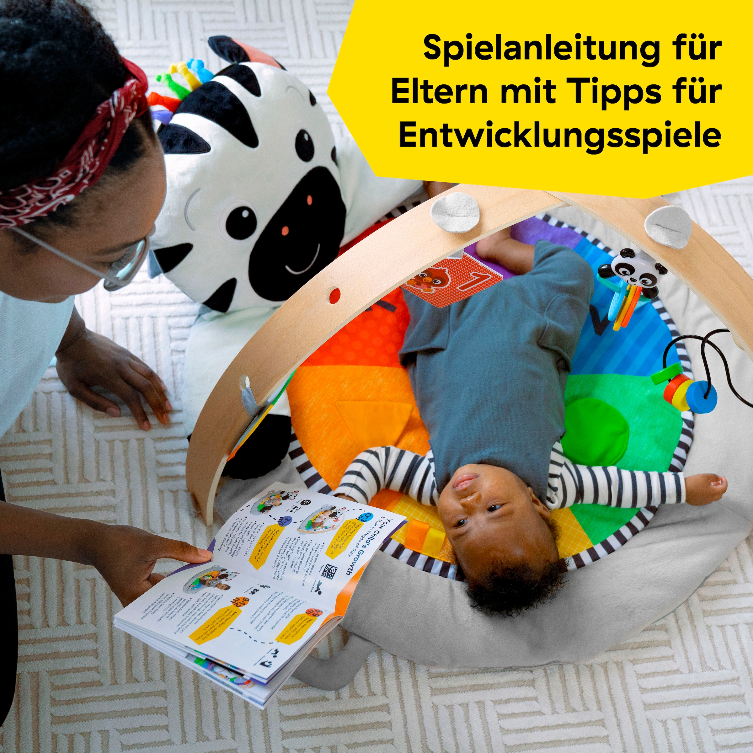 Baby Einstein Arche de jeu »Zen's Activity Milestones™ Plush Gym« mit Licht- und Sound