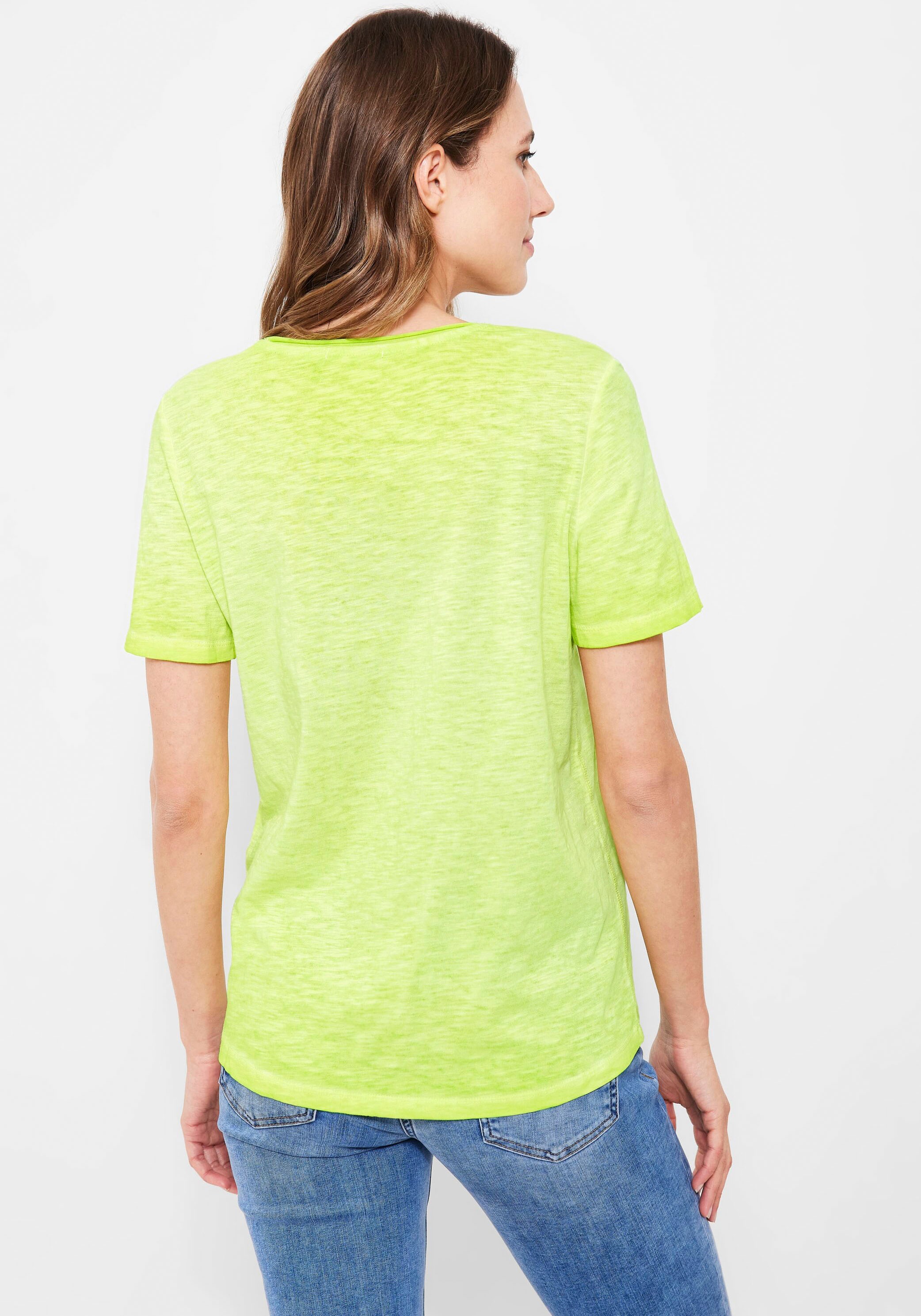 Acheter trendiger simplement Flammgarn-Optik Cecil T-Shirt, in