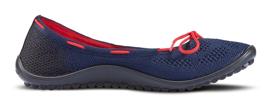 Leguano Barfussschuh »STYLE MARITIM«, Ballerina, Slipper, Bequemschuh mit modischen Durchzügen