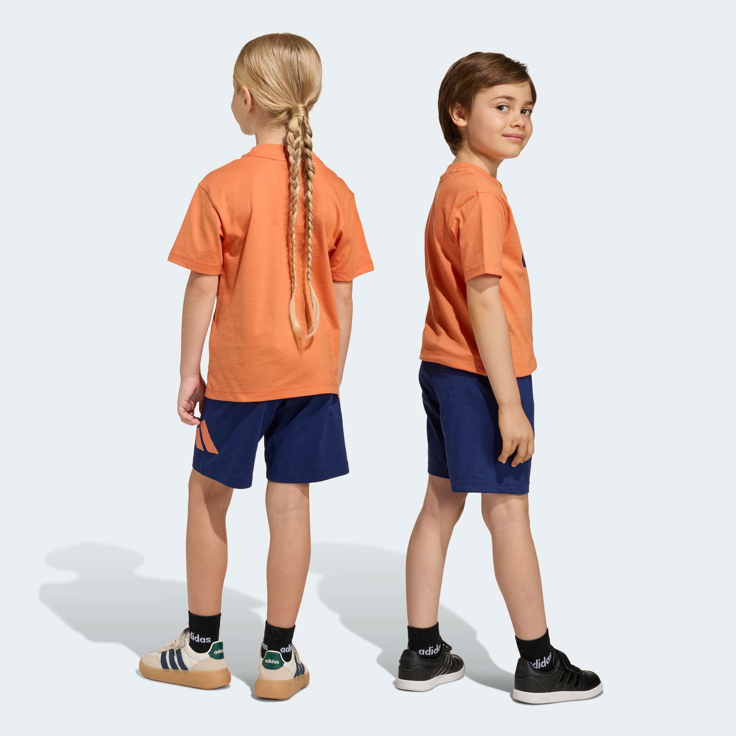 adidas Sportswear Combinaison d'entraînement »LK BL T-SET 160« 2 pièces für Kinder, zweiteilig, aus Baumwolle