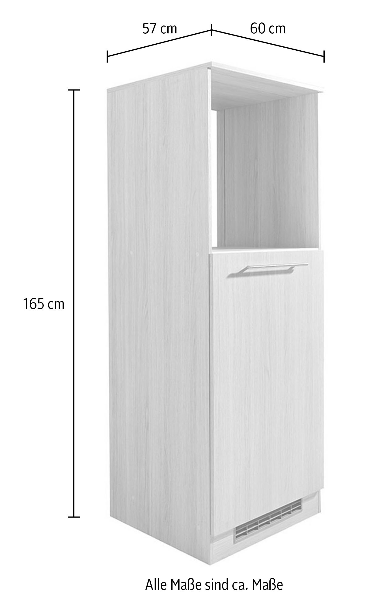 wiho Küchen Four/réfrigérateur encastrable »Filo« 60 cm breit