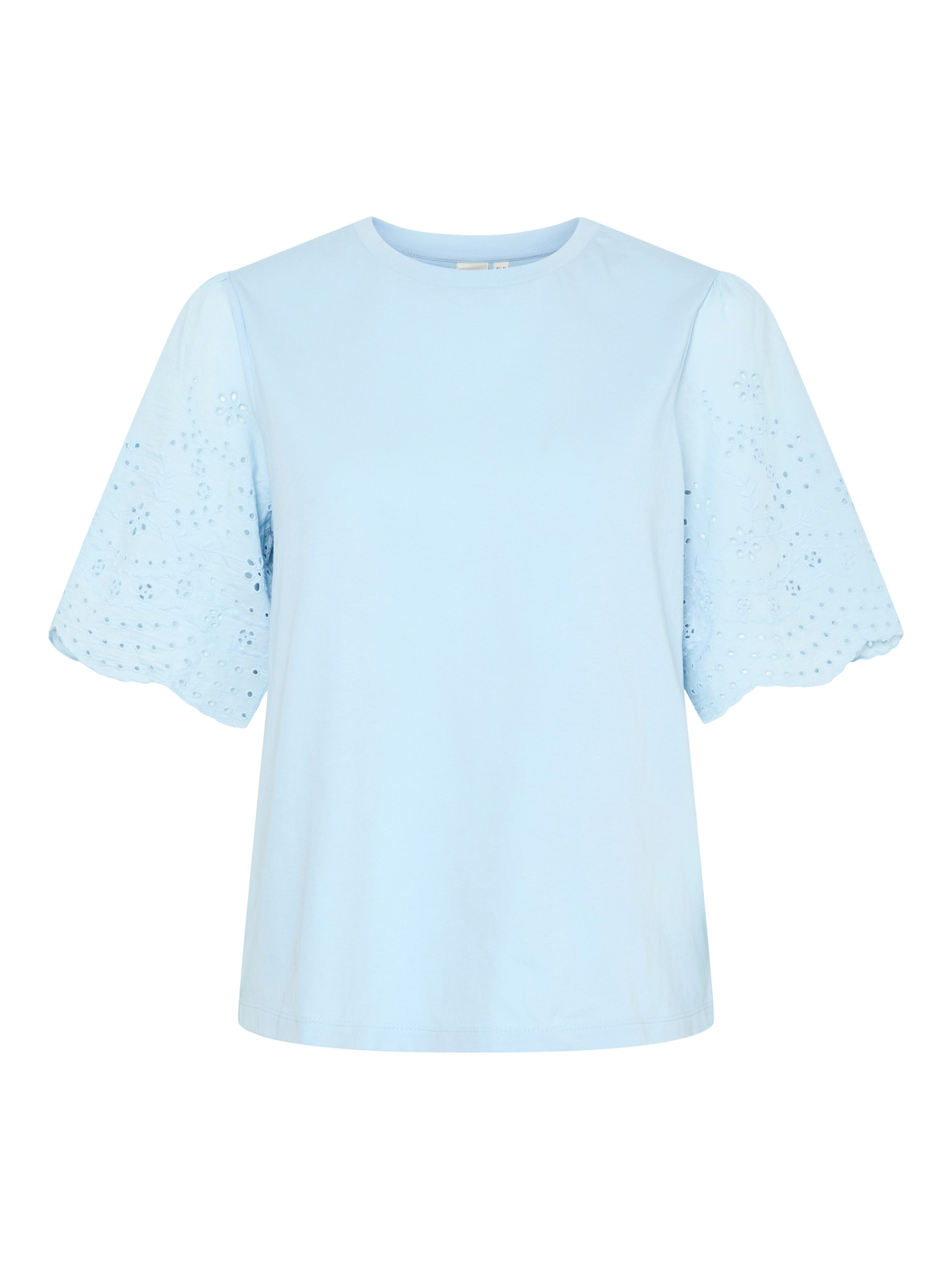 Y.A.S T-shirt à manches courtes »YASLEX SS TOP W. EMB SLEEVES S. NOOS« mit Lochstickerei