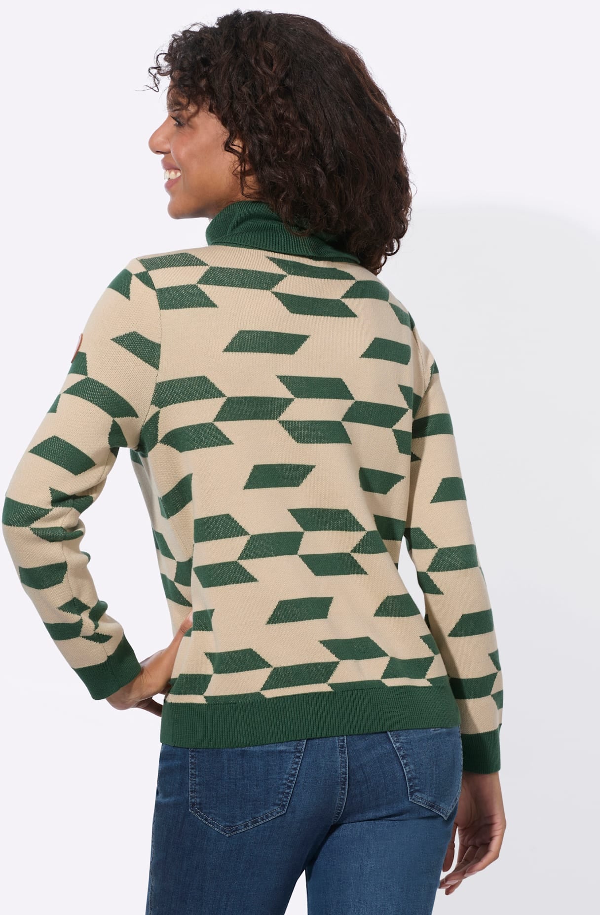 Casual Looks Pull à col roulé »Rollkragen-Pullover«