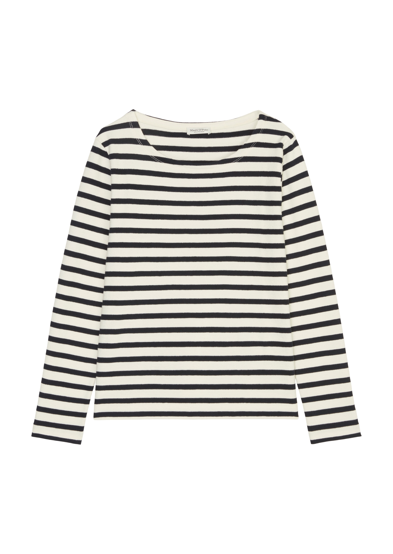 Marc O'Polo Langarmshirt, Garngefärbtes Ringelmuster