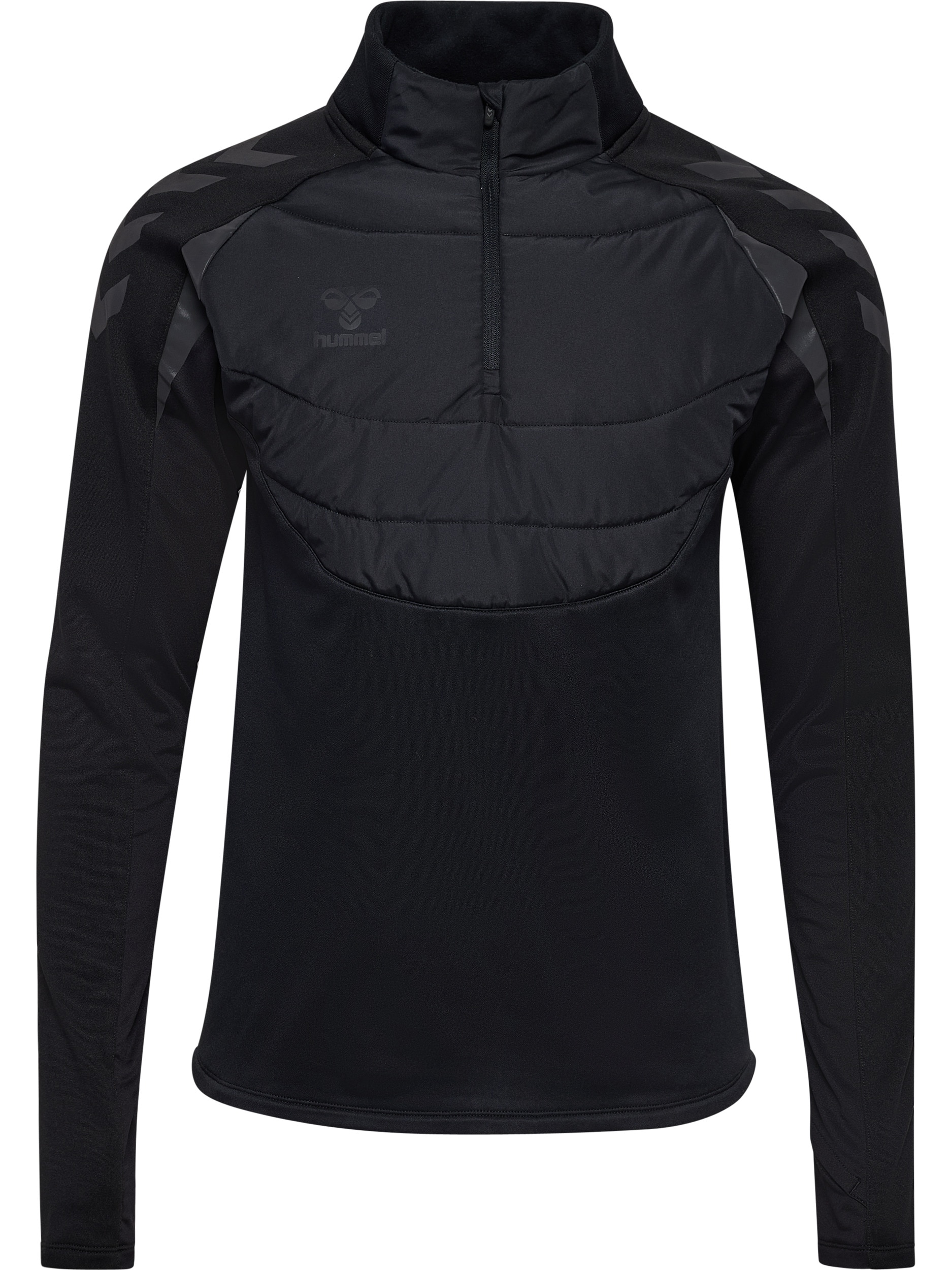 Image of hummel Trainingsshirt "HMLBTC WINTER TRAINING HALF ZIP" für Erwachsene, sportlicher Stil, schnell trocknend, atmungsaktiv